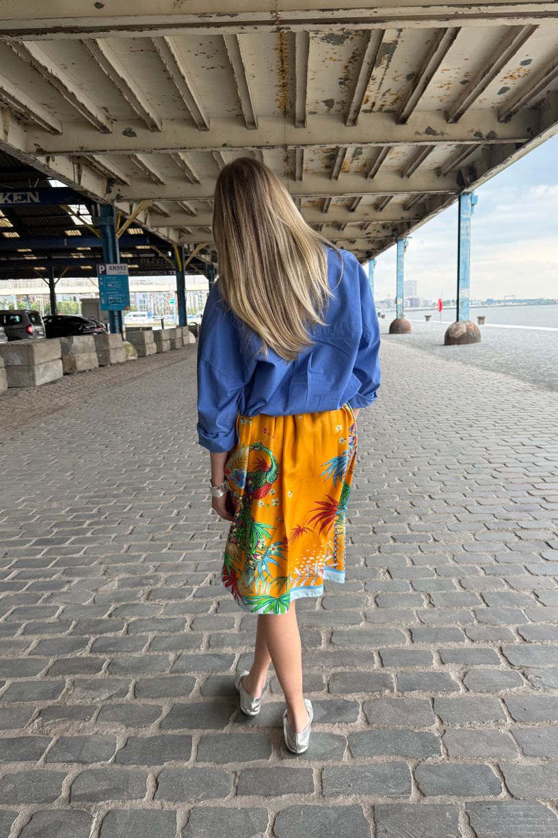 Appolonia jupe soie - Upcyclée