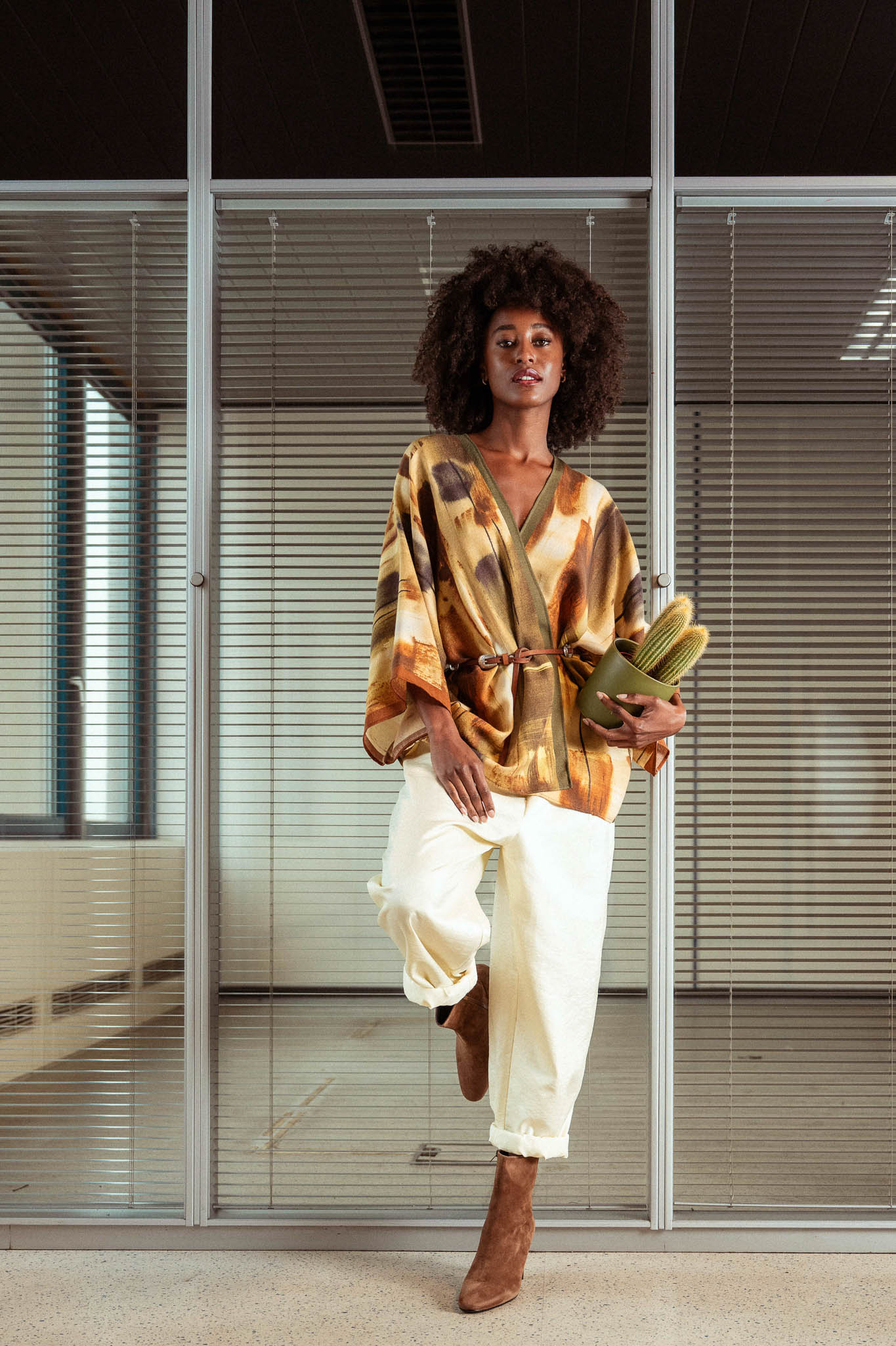 LENNY wollen kimono