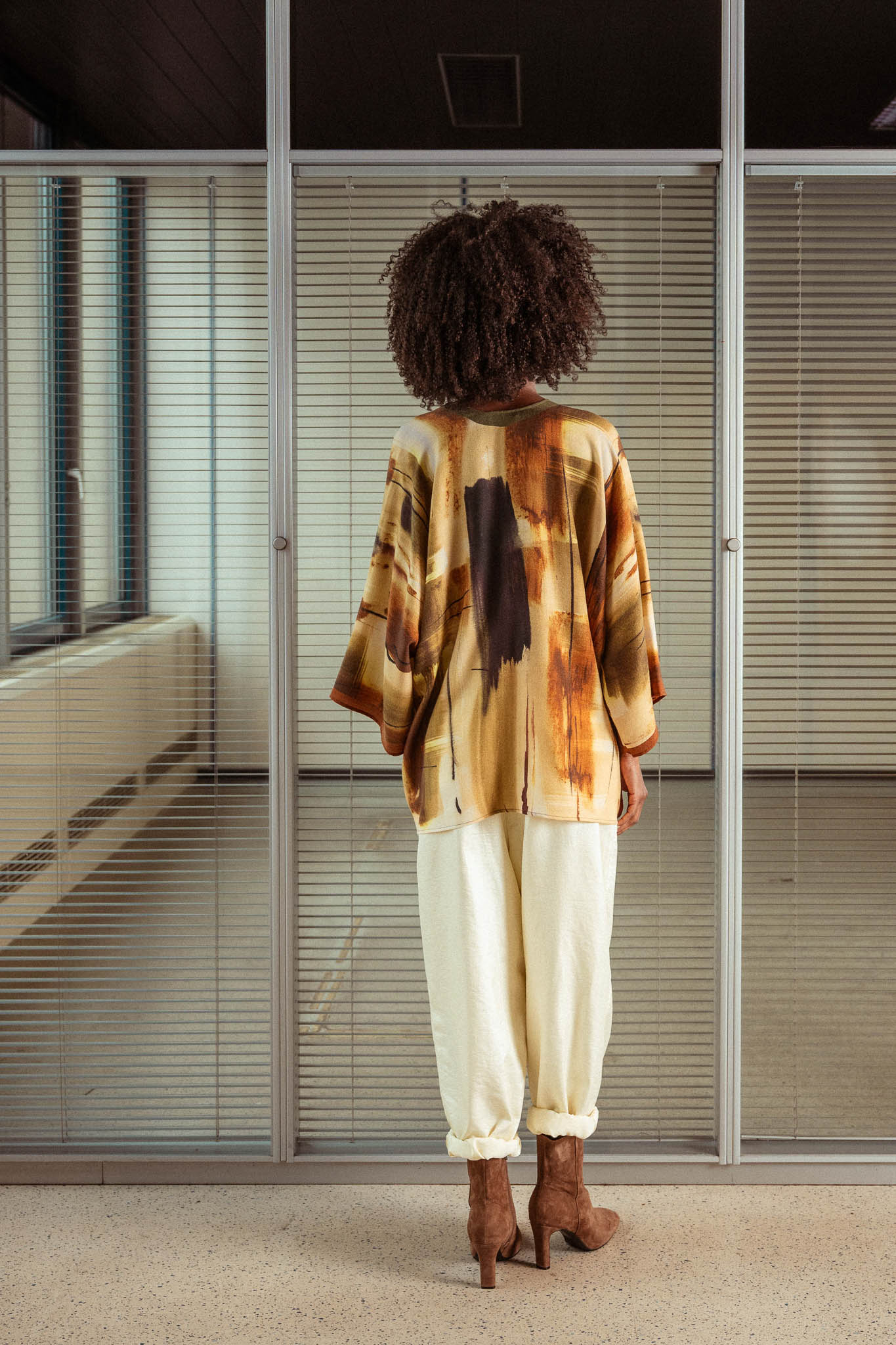 LENNY wollen kimono