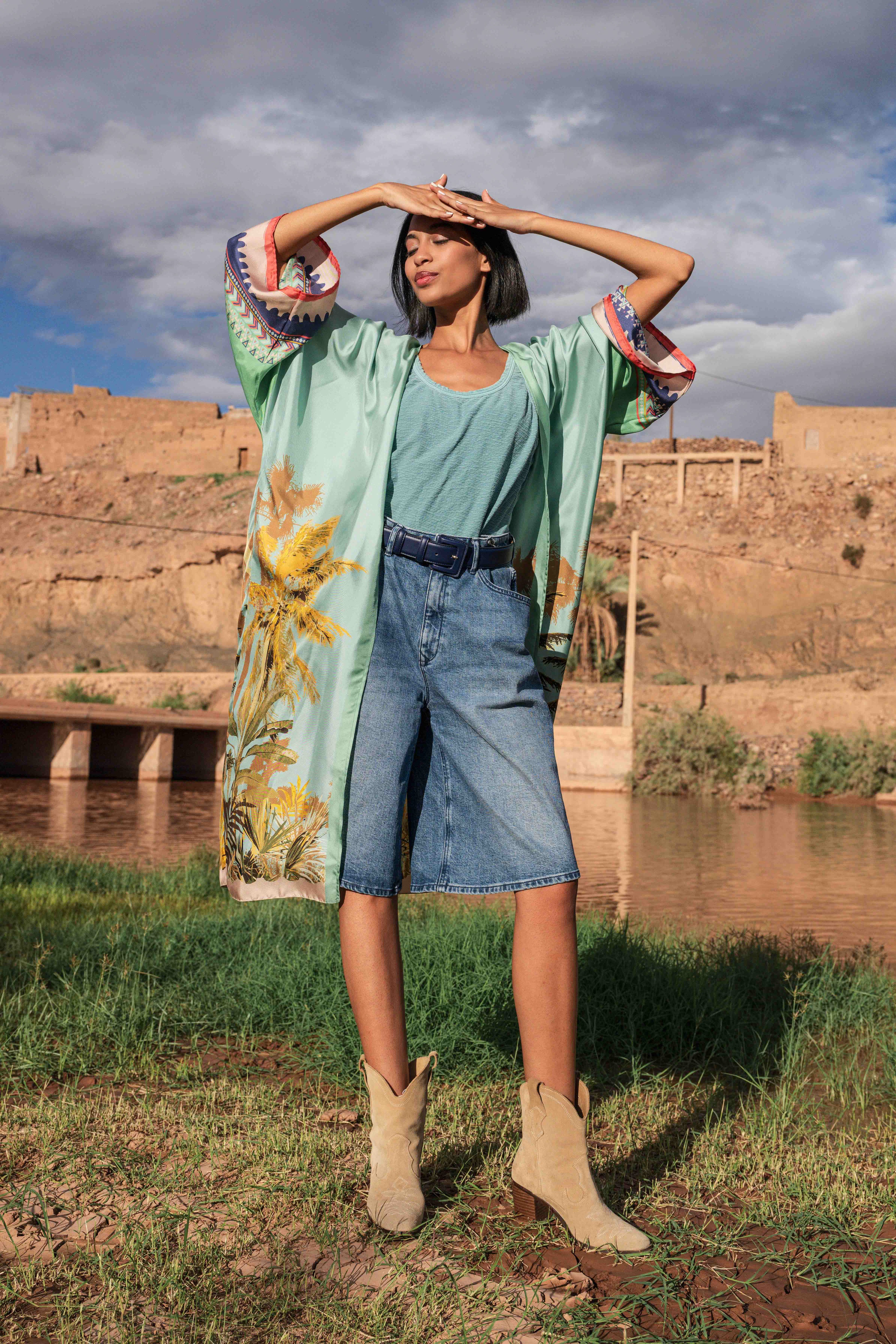 HADLEY zijden kimono