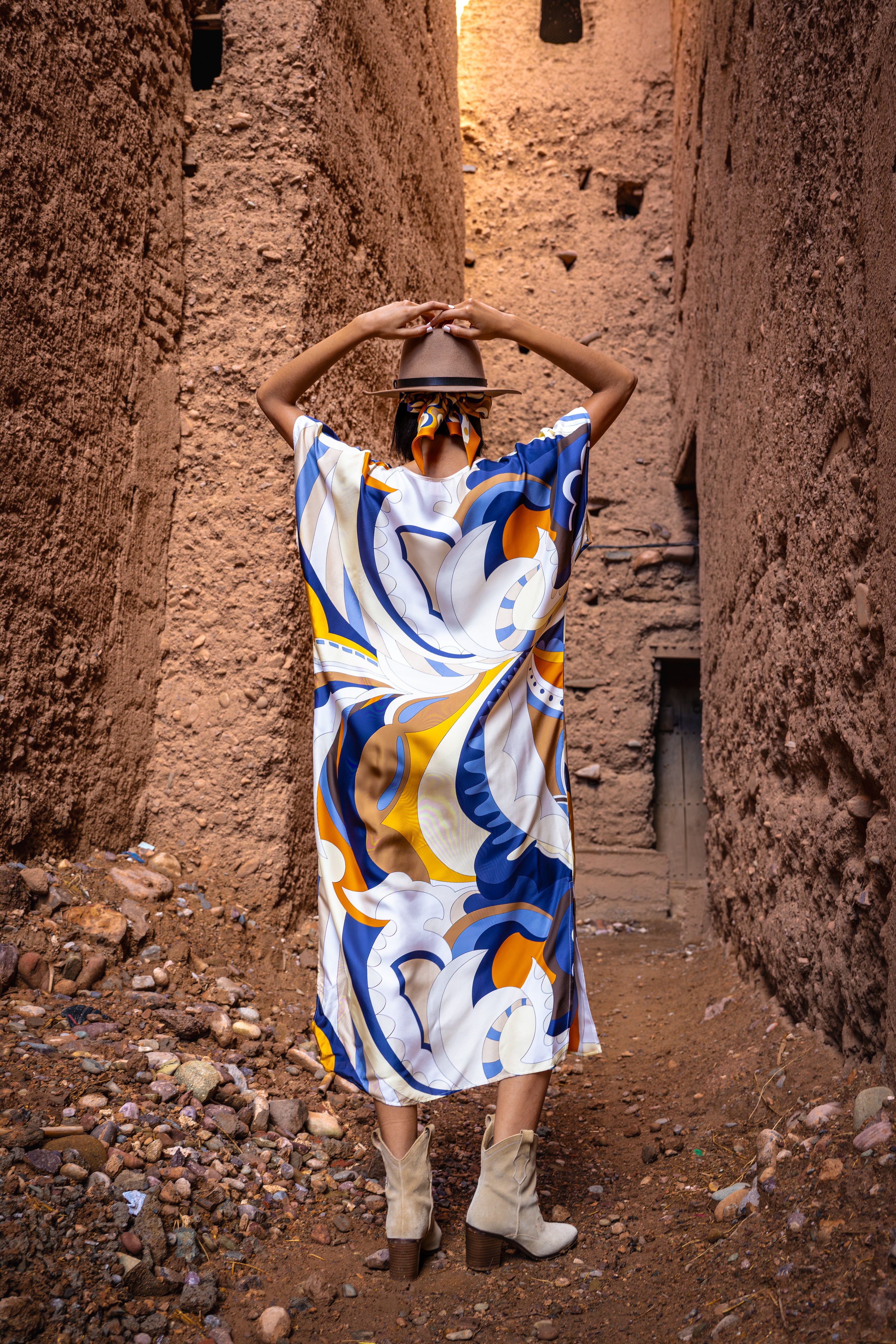 HAMILTON zijden jurk