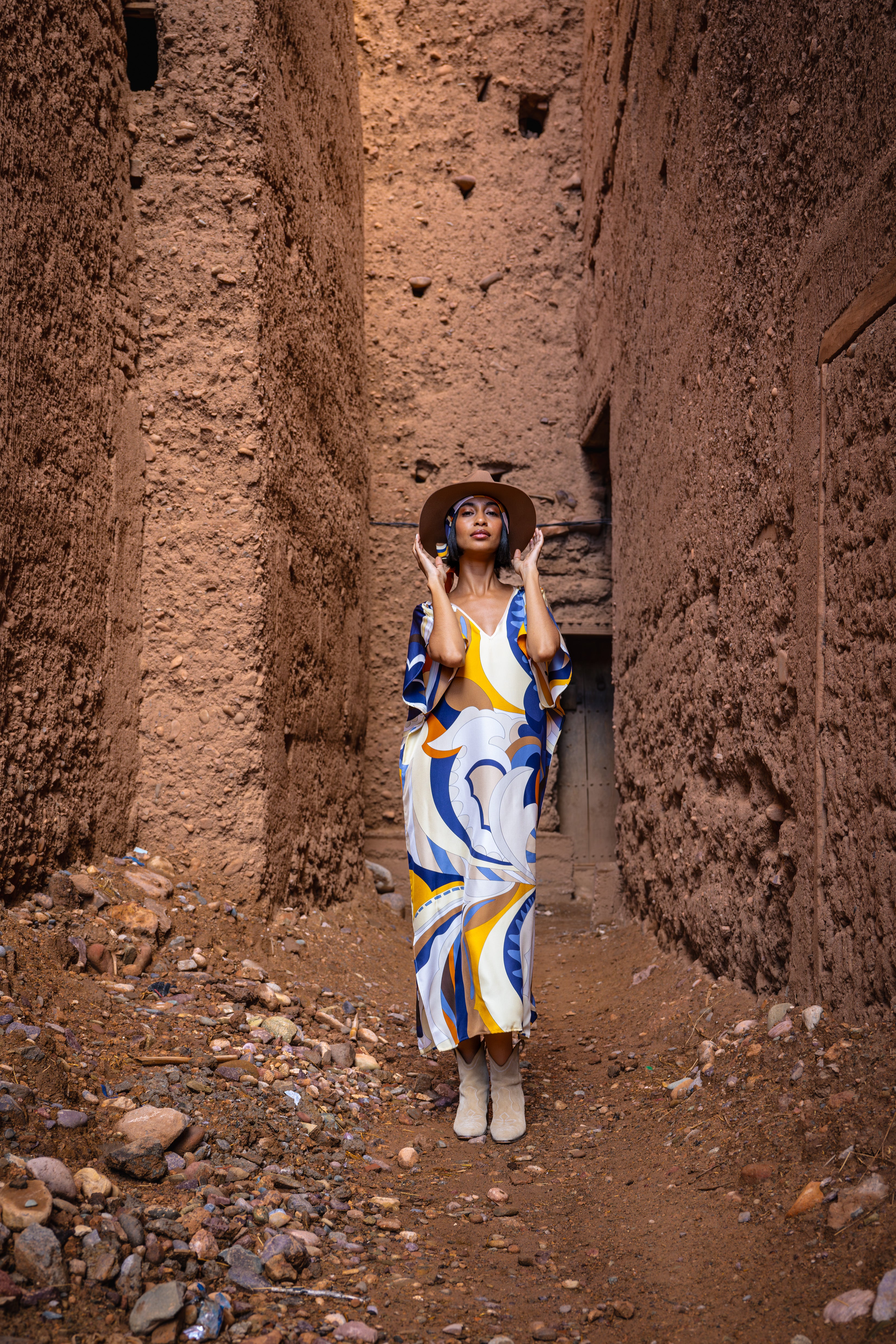 HAMILTON zijden jurk