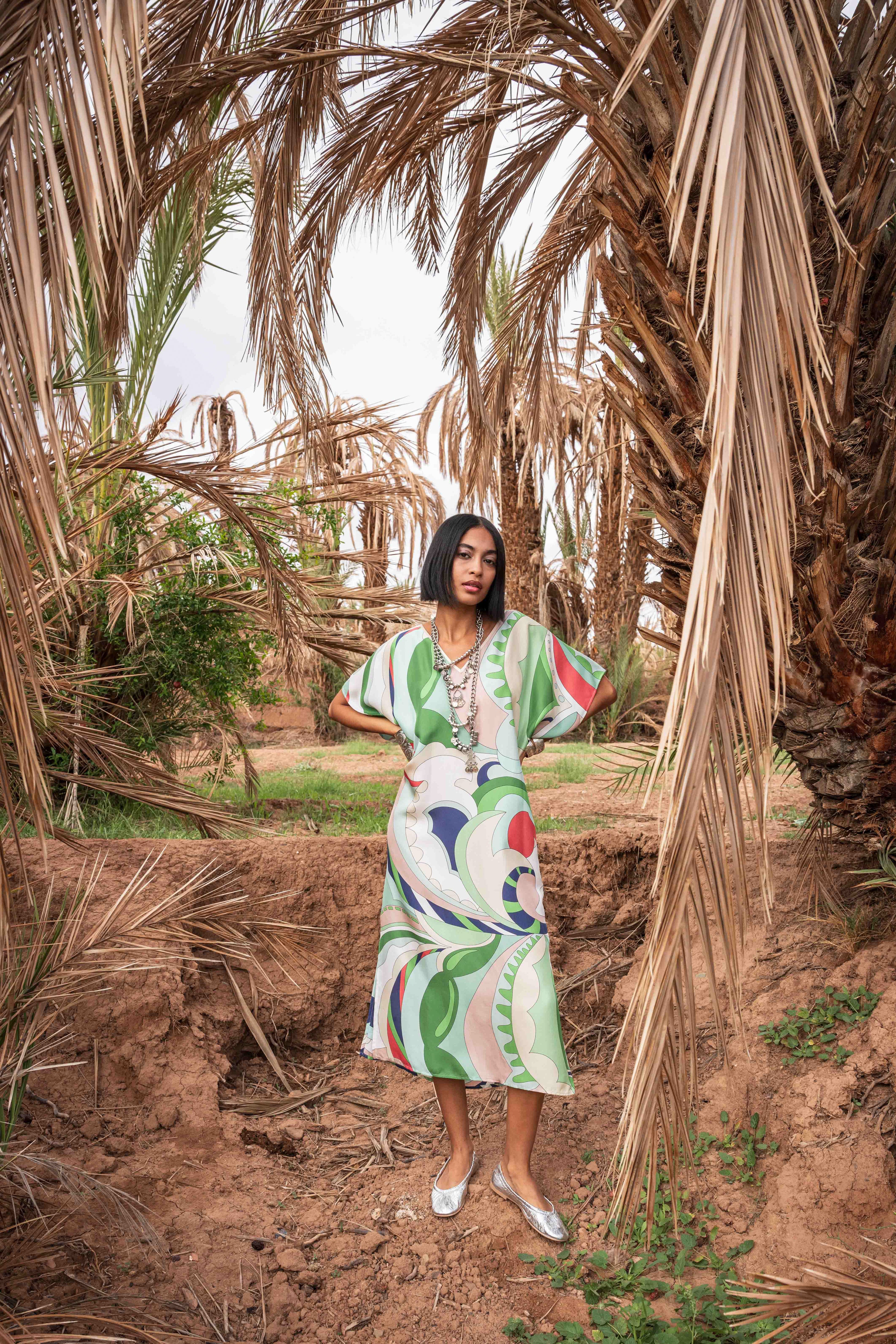 HAMILTON zijden jurk