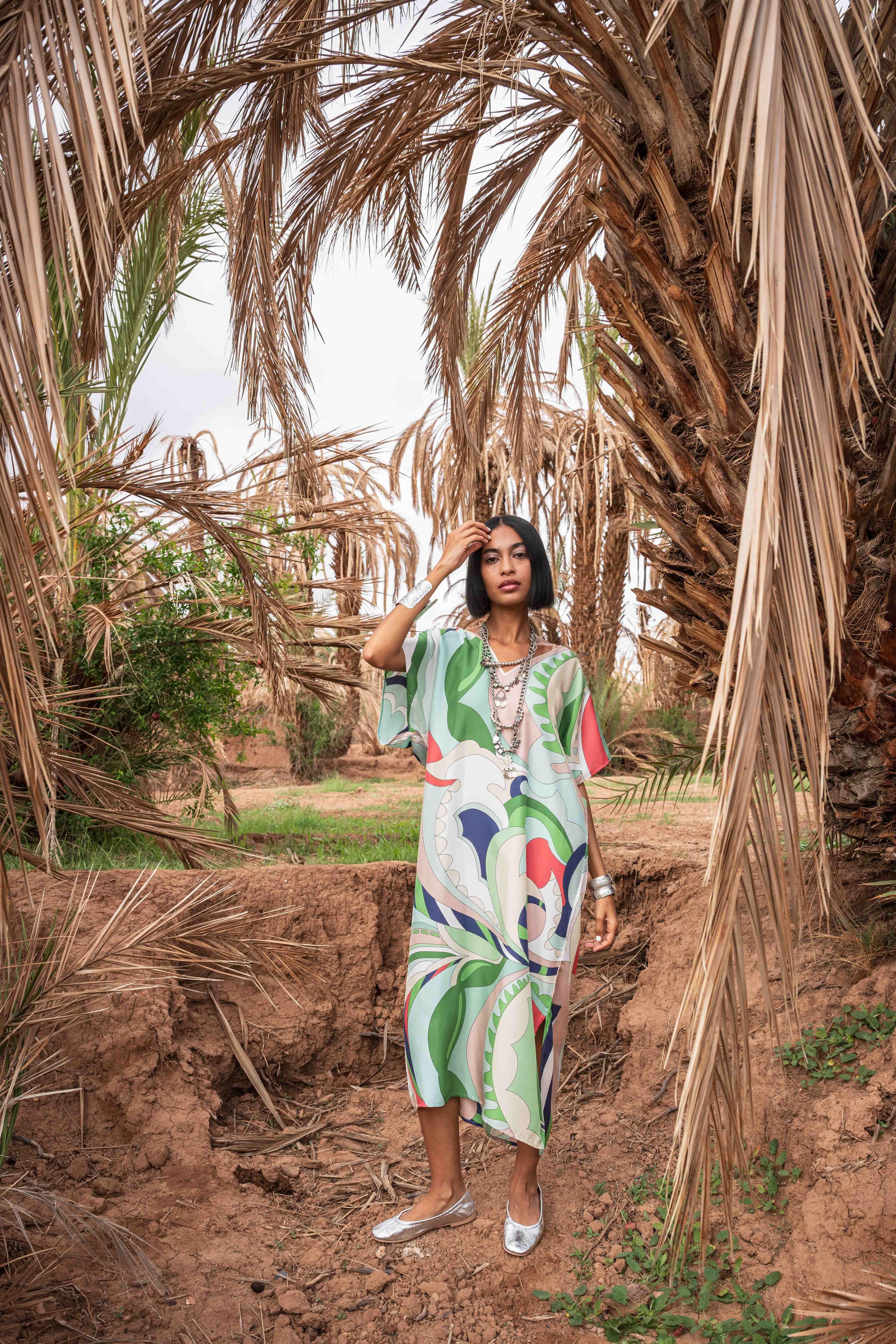 HAMILTON zijden jurk