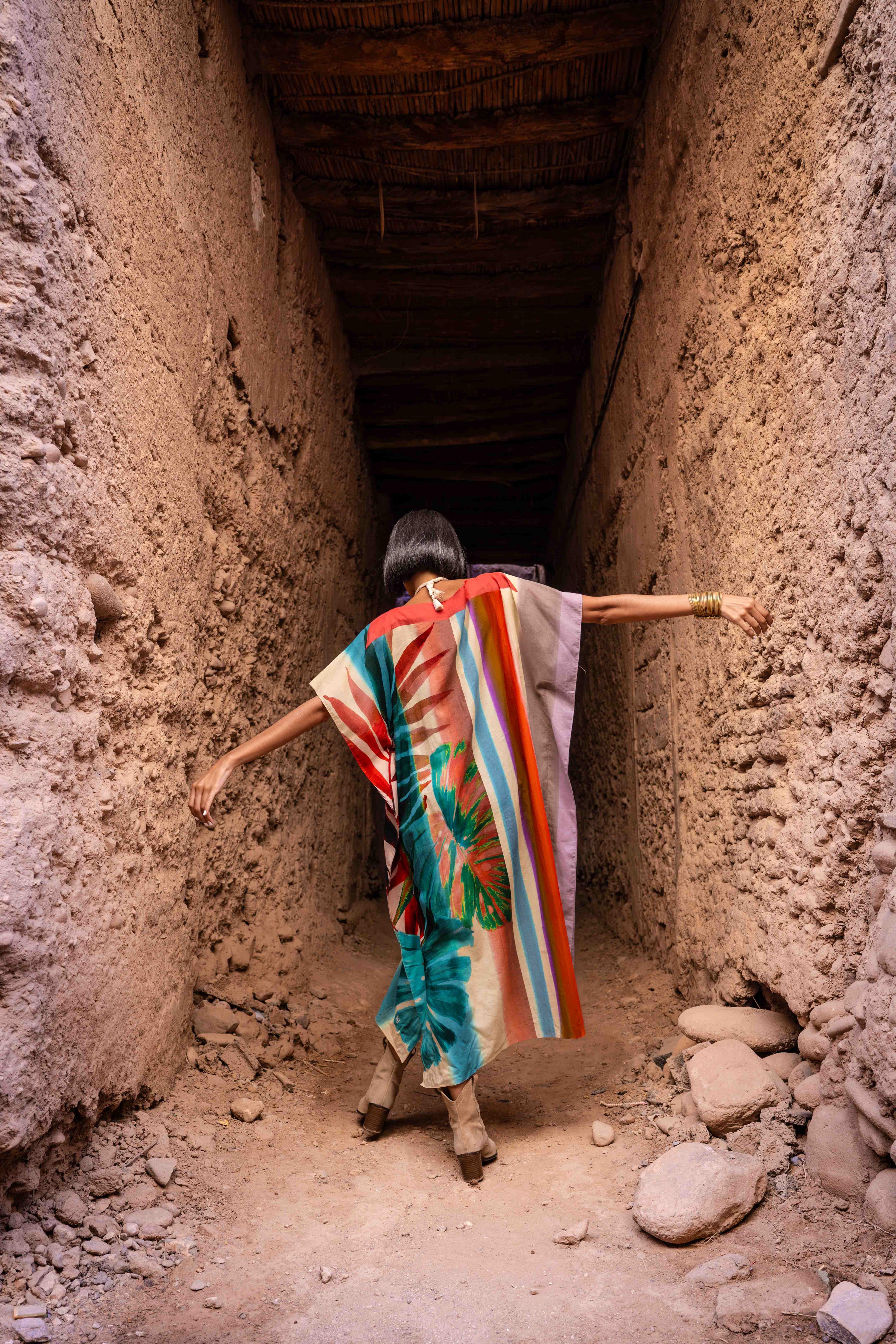 HARRIET katoenen kaftan