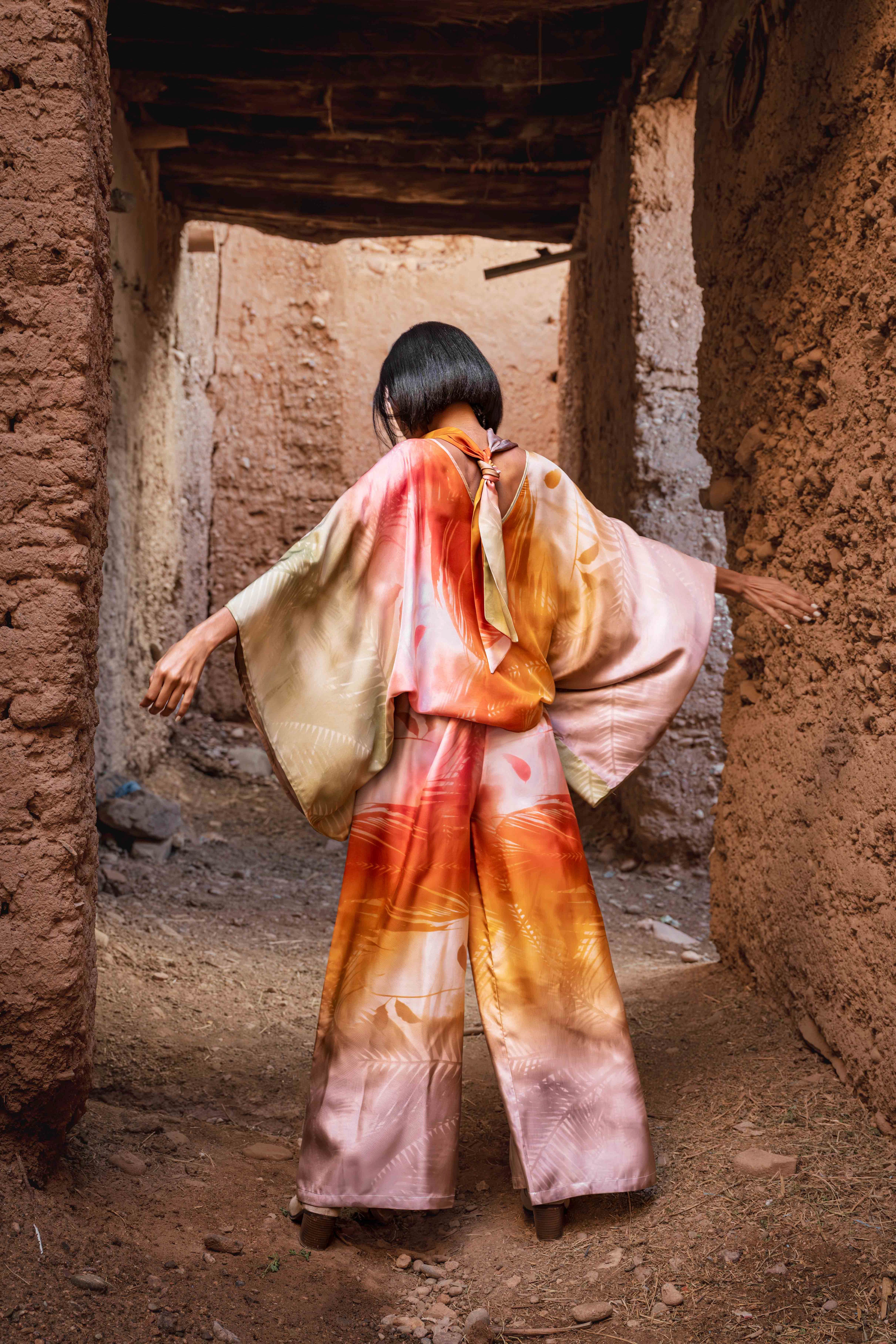 HARRISON zijden broek