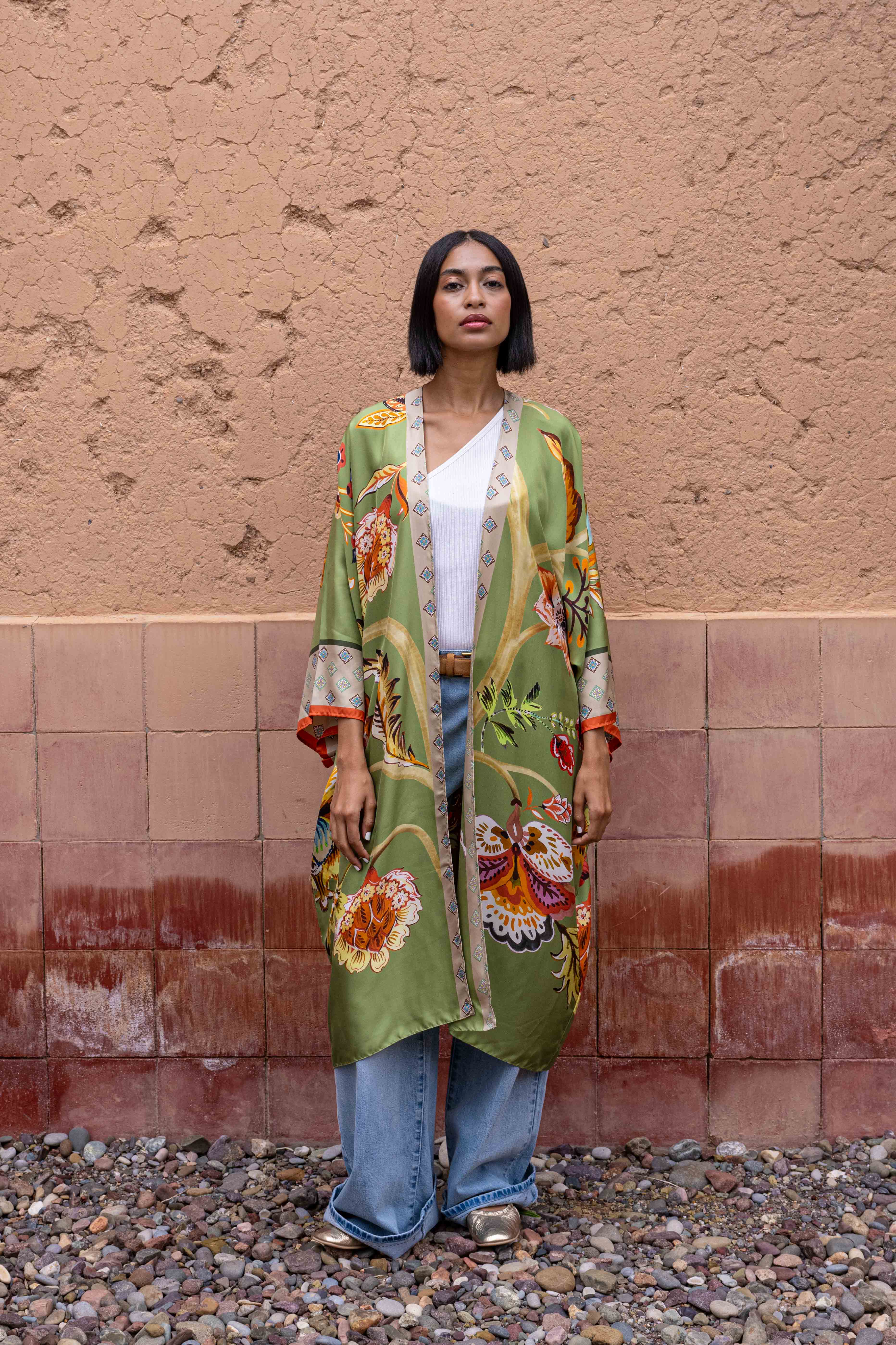 DAHLIA kimono soie
