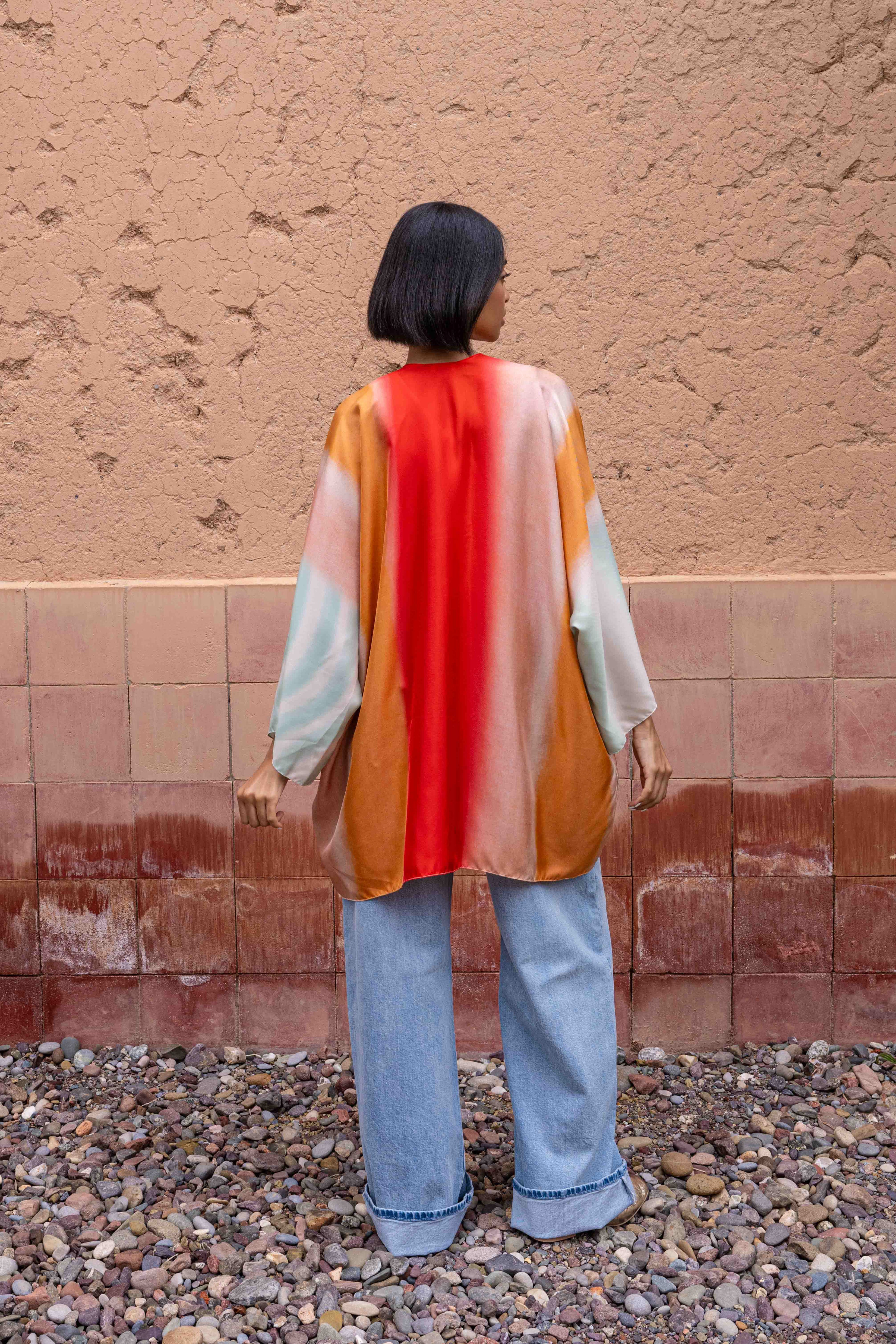 DELPHI silk kimono