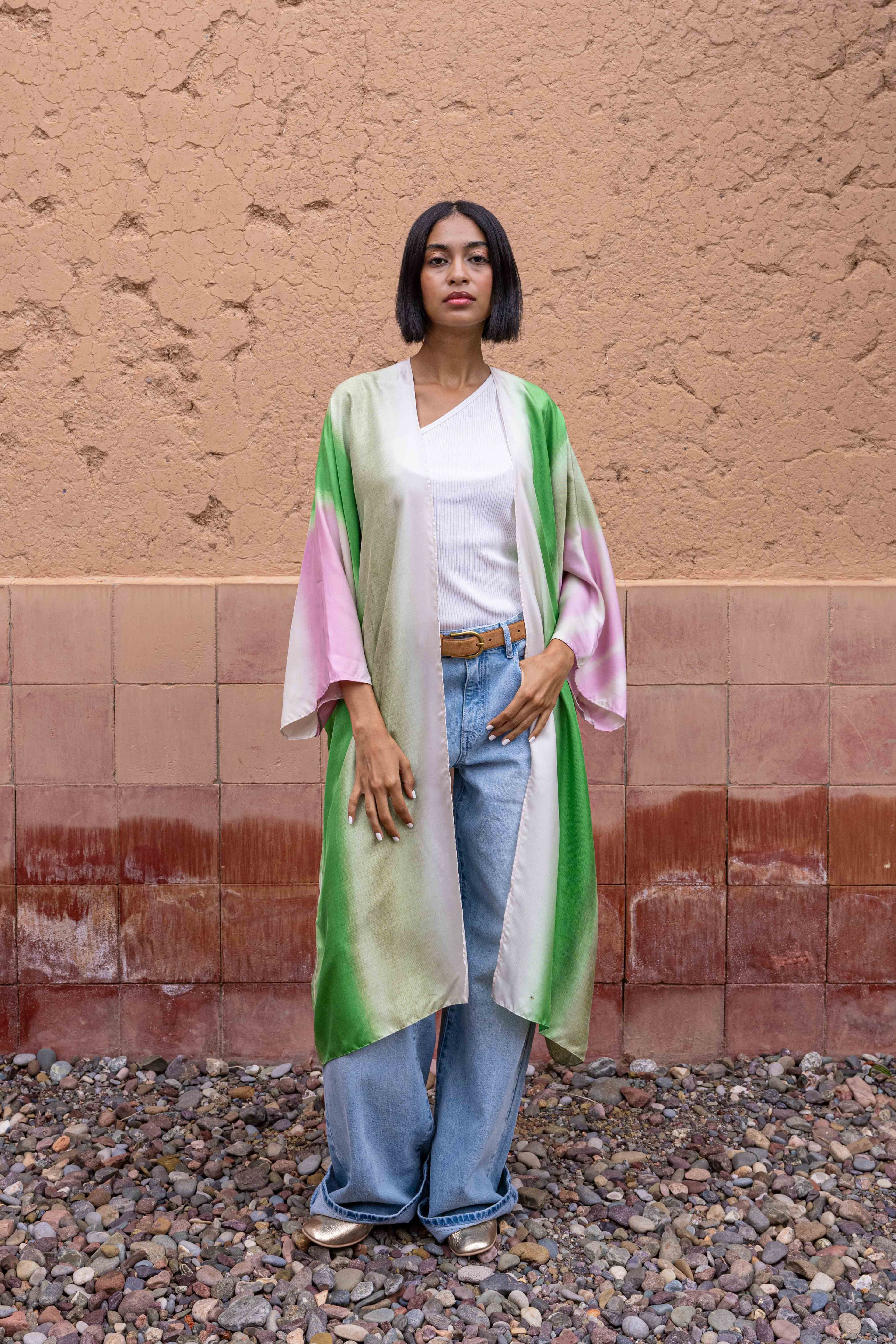 DELPHINE kimono soie