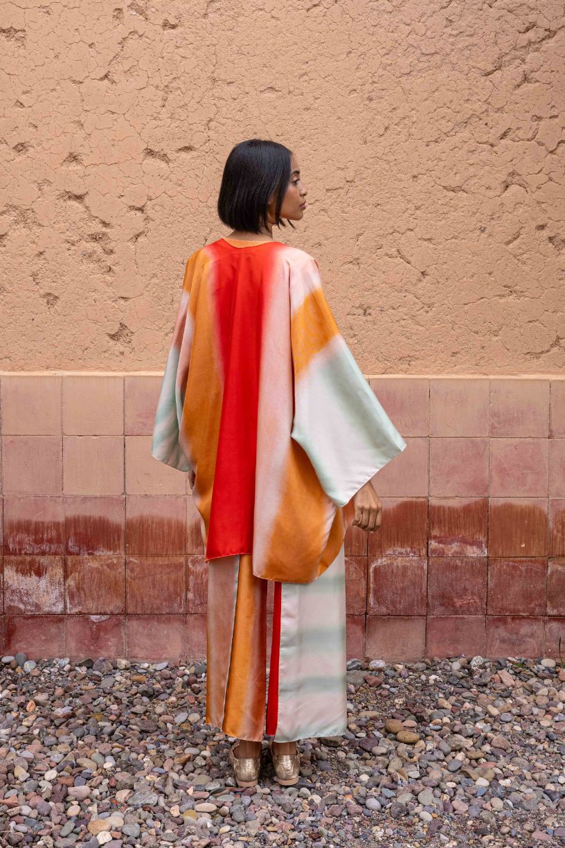 DELPHINE kimono soie