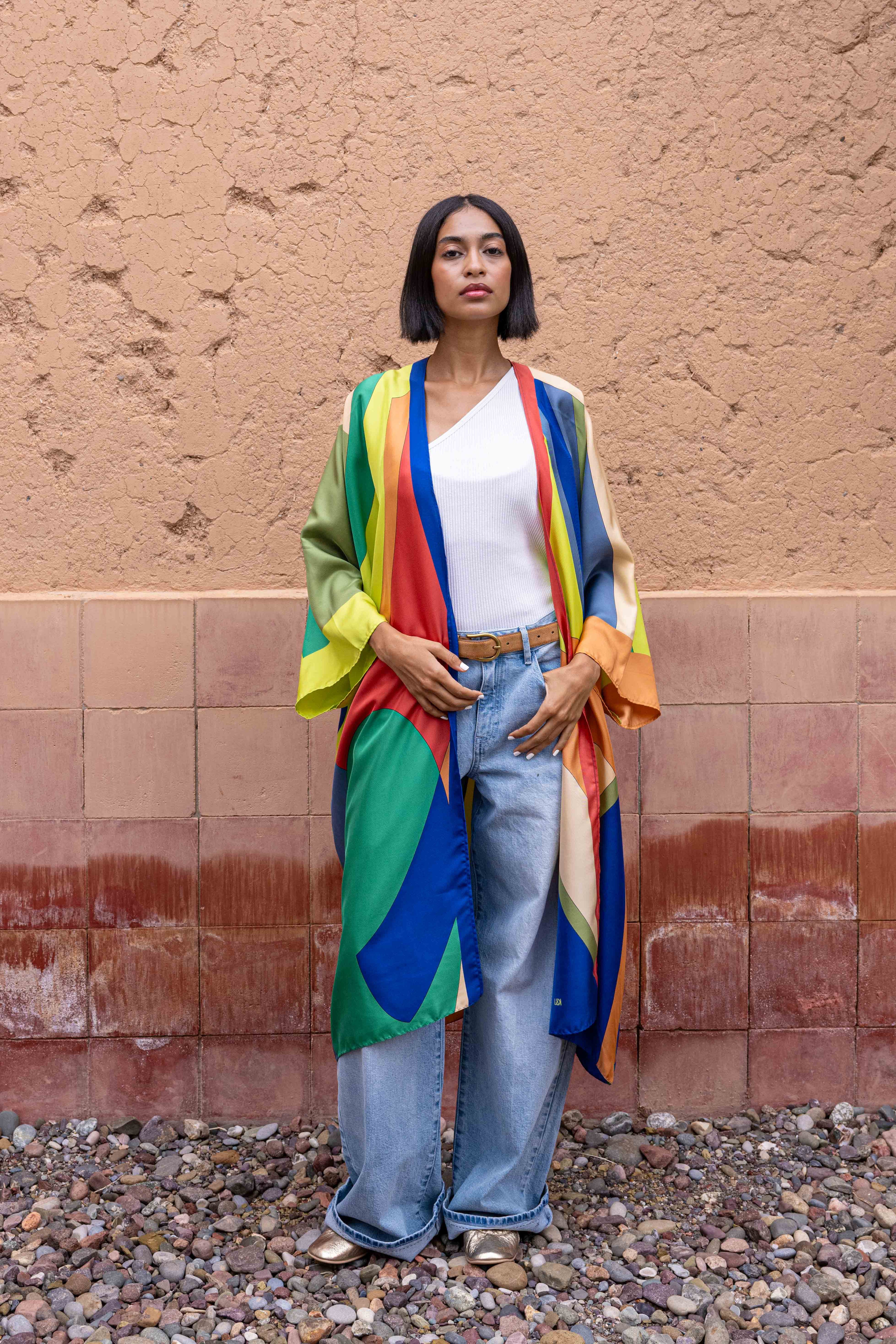 DONATIENNE kimono soie