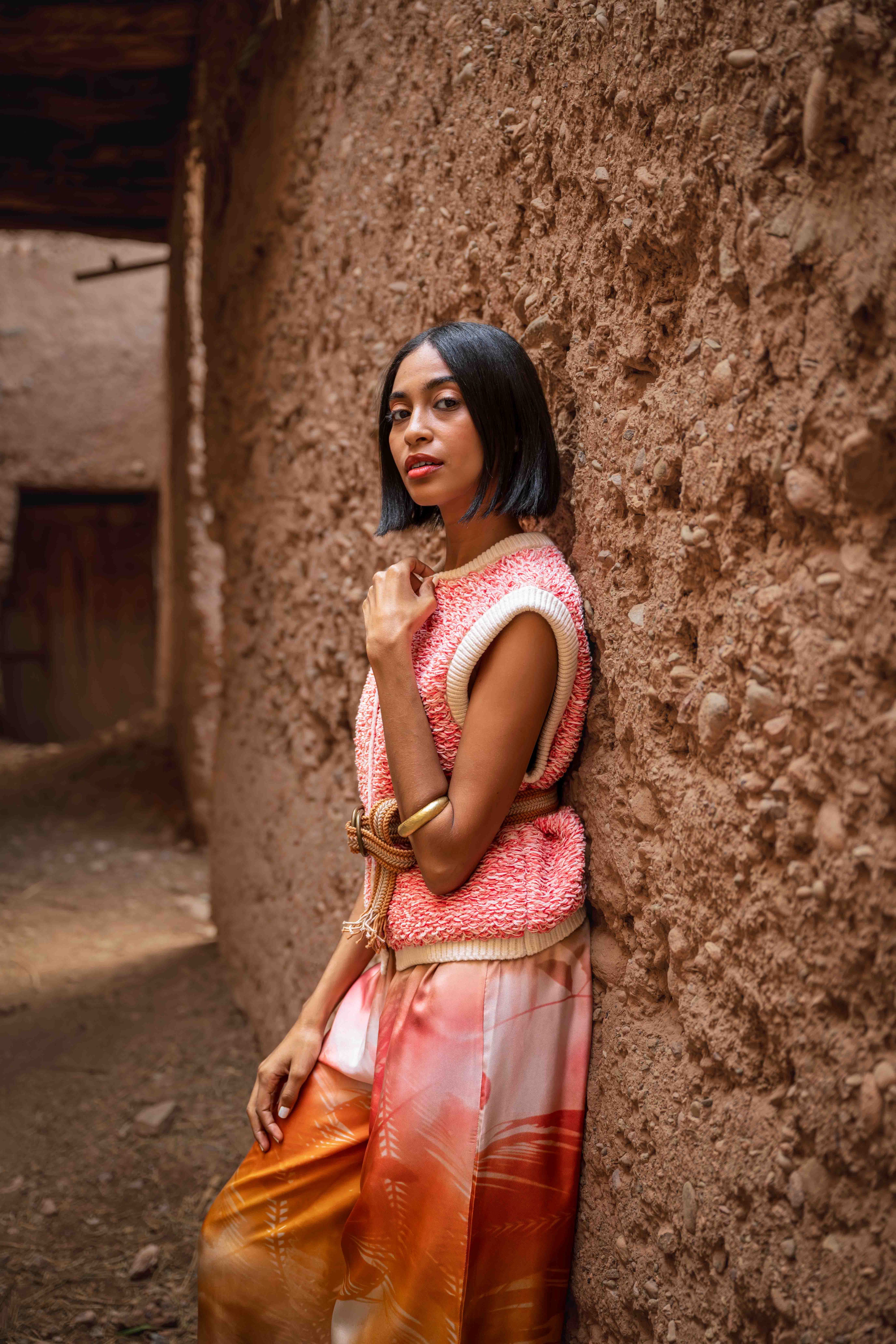 HARRISON zijden broek