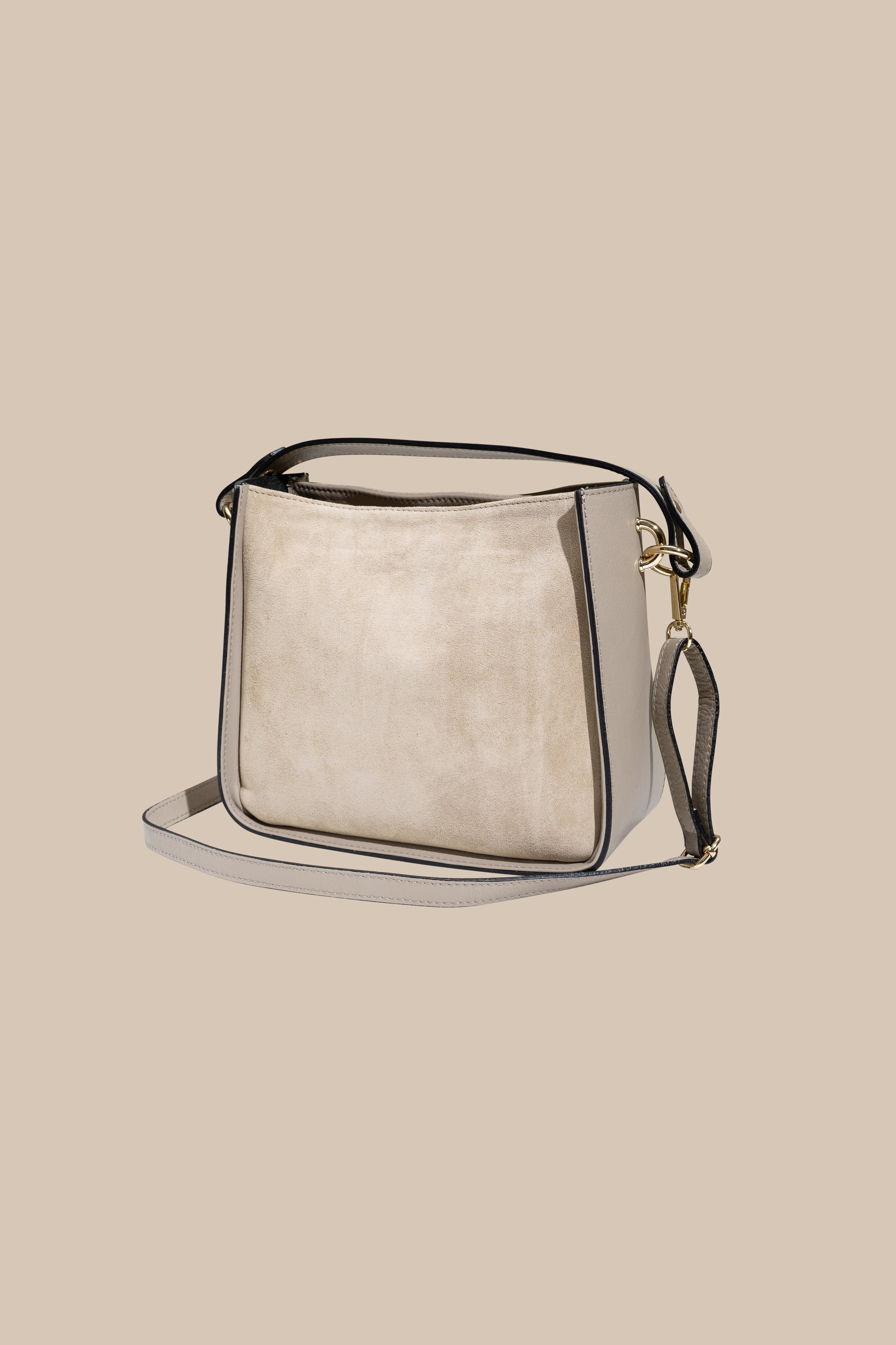 BRONX sac cuir et daim