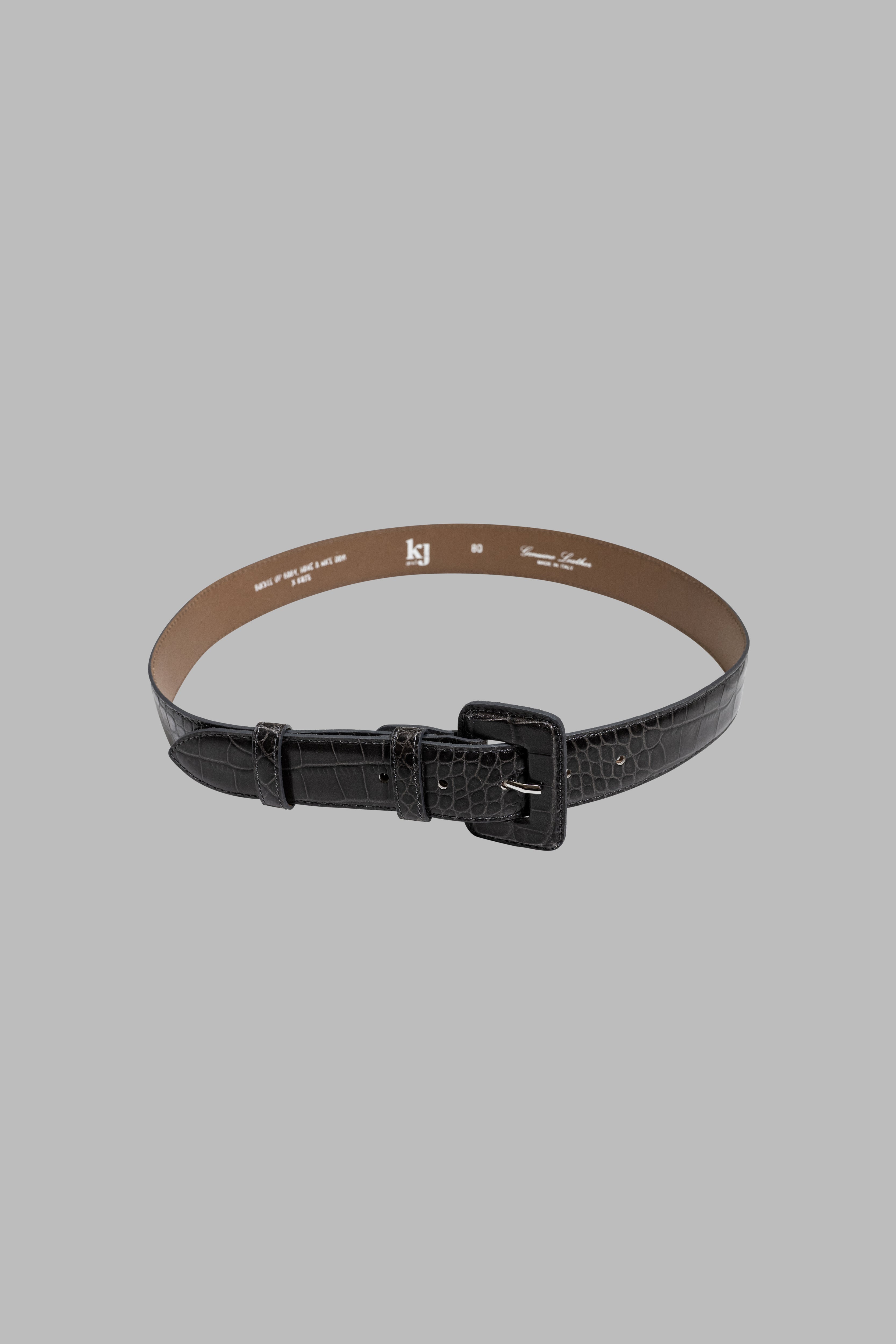 WENDY croco belt
