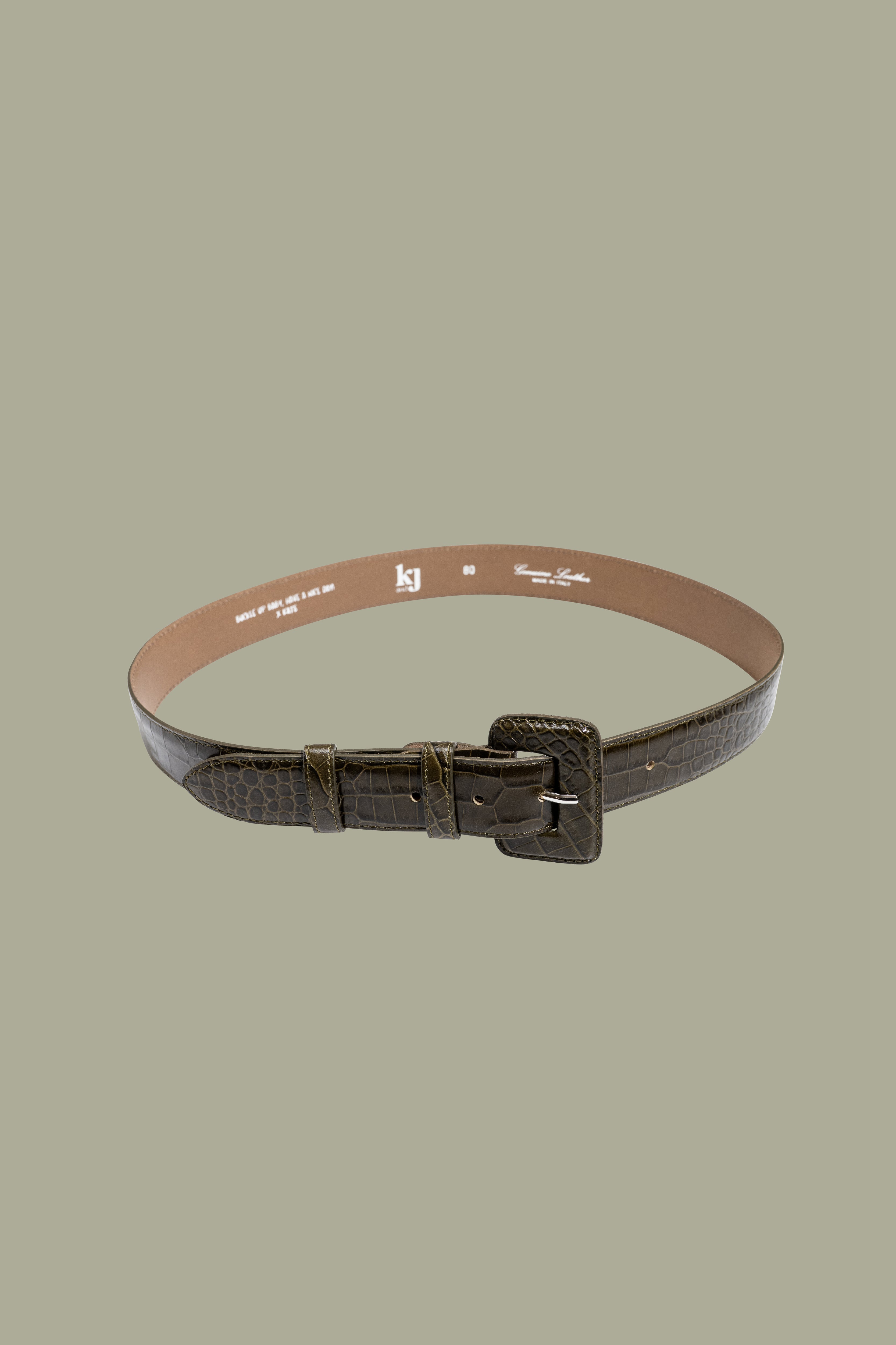 WENDY croco belt