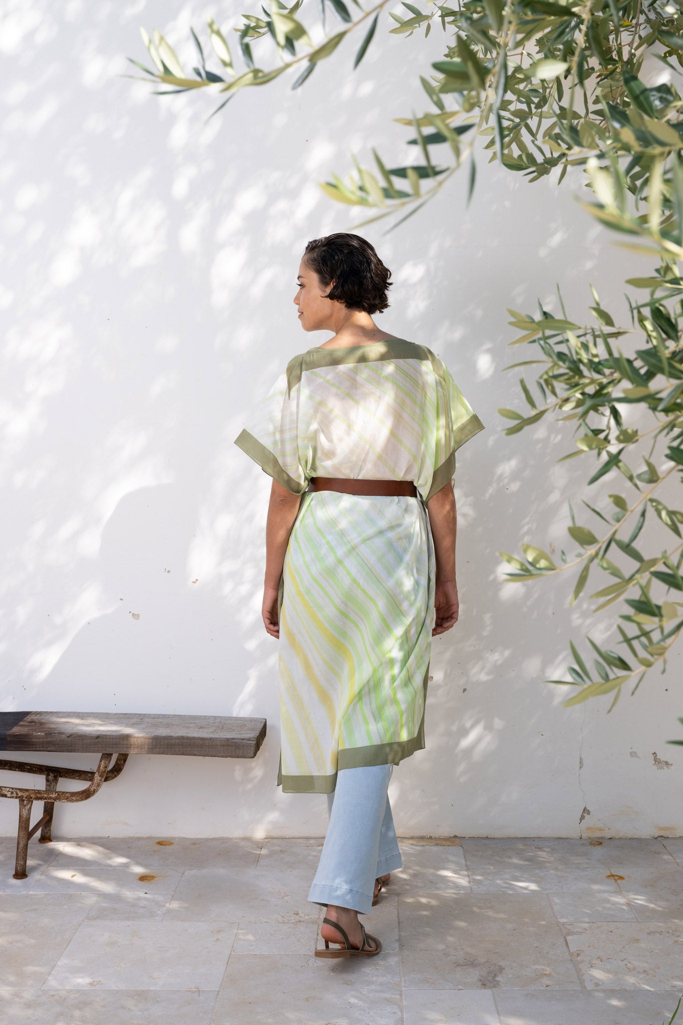 PALMIRA cotton kaftan