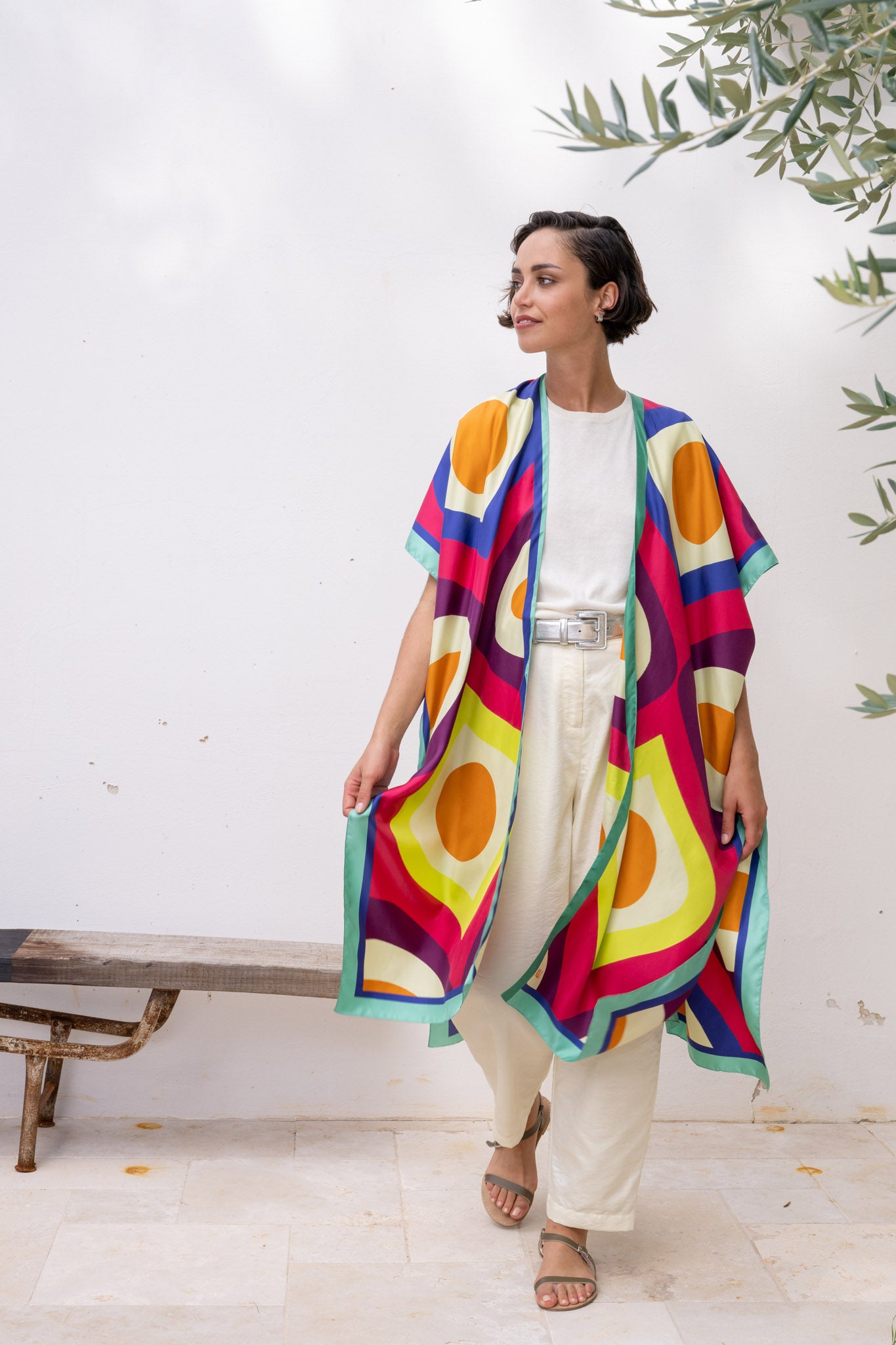 REDELL silk kimono