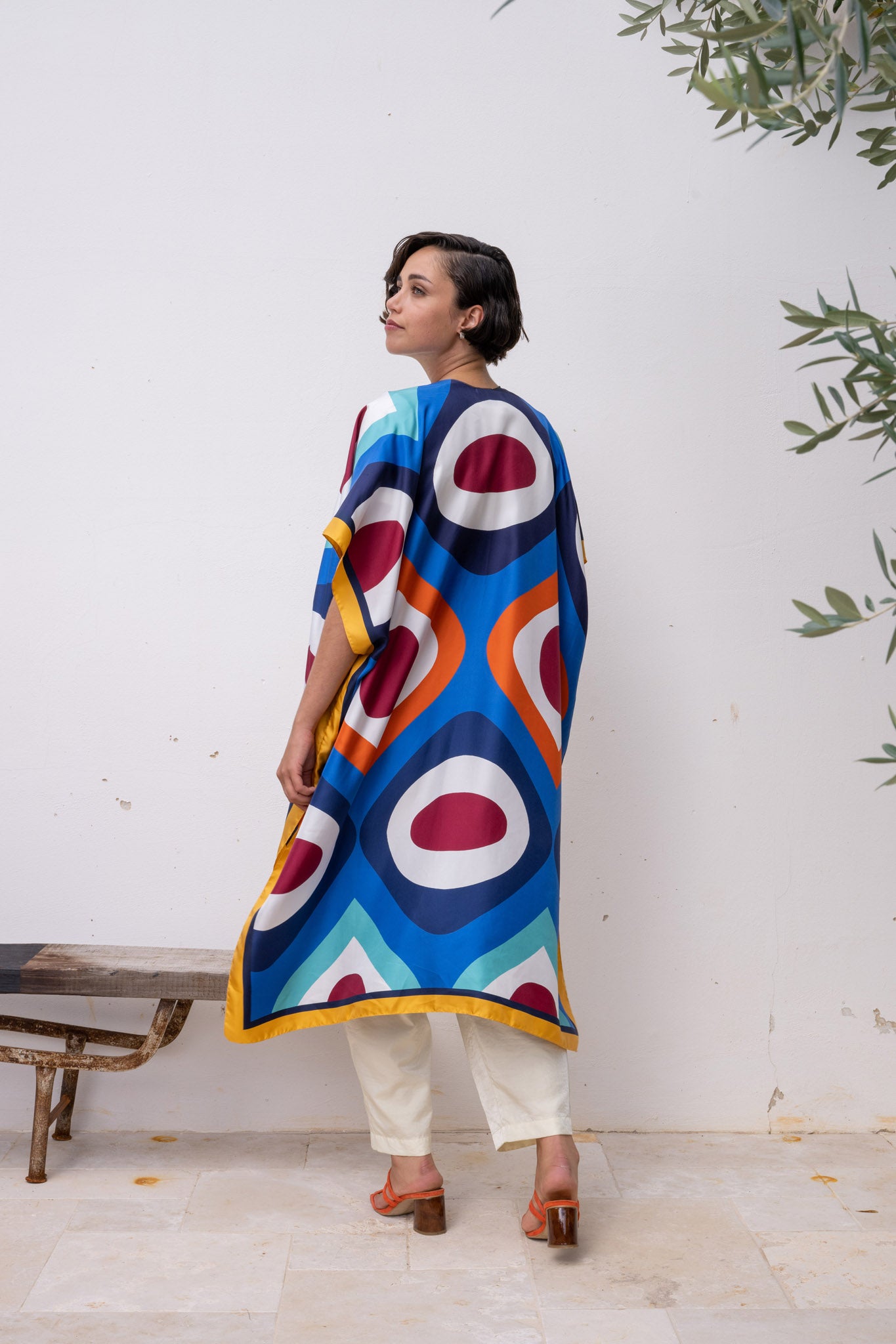 REDELL silk kimono