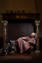 MELISSA silk kaftan dress