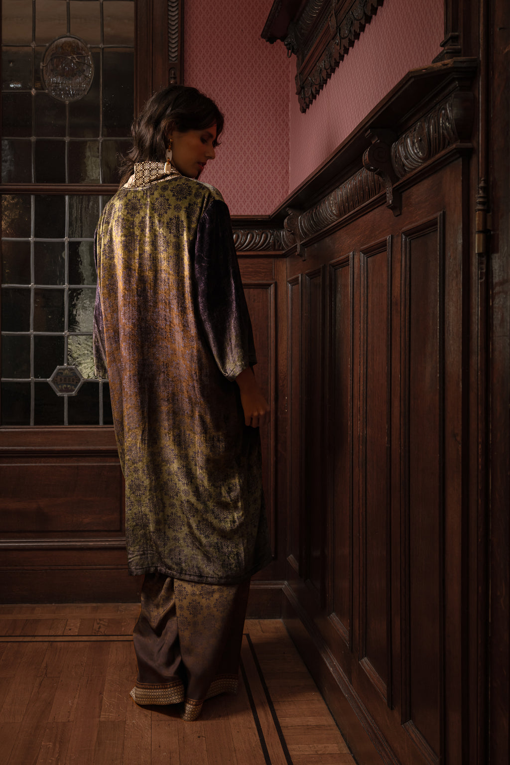 MELVIN silk trousers