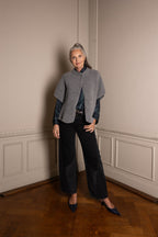 ODELIA gebreide cape
