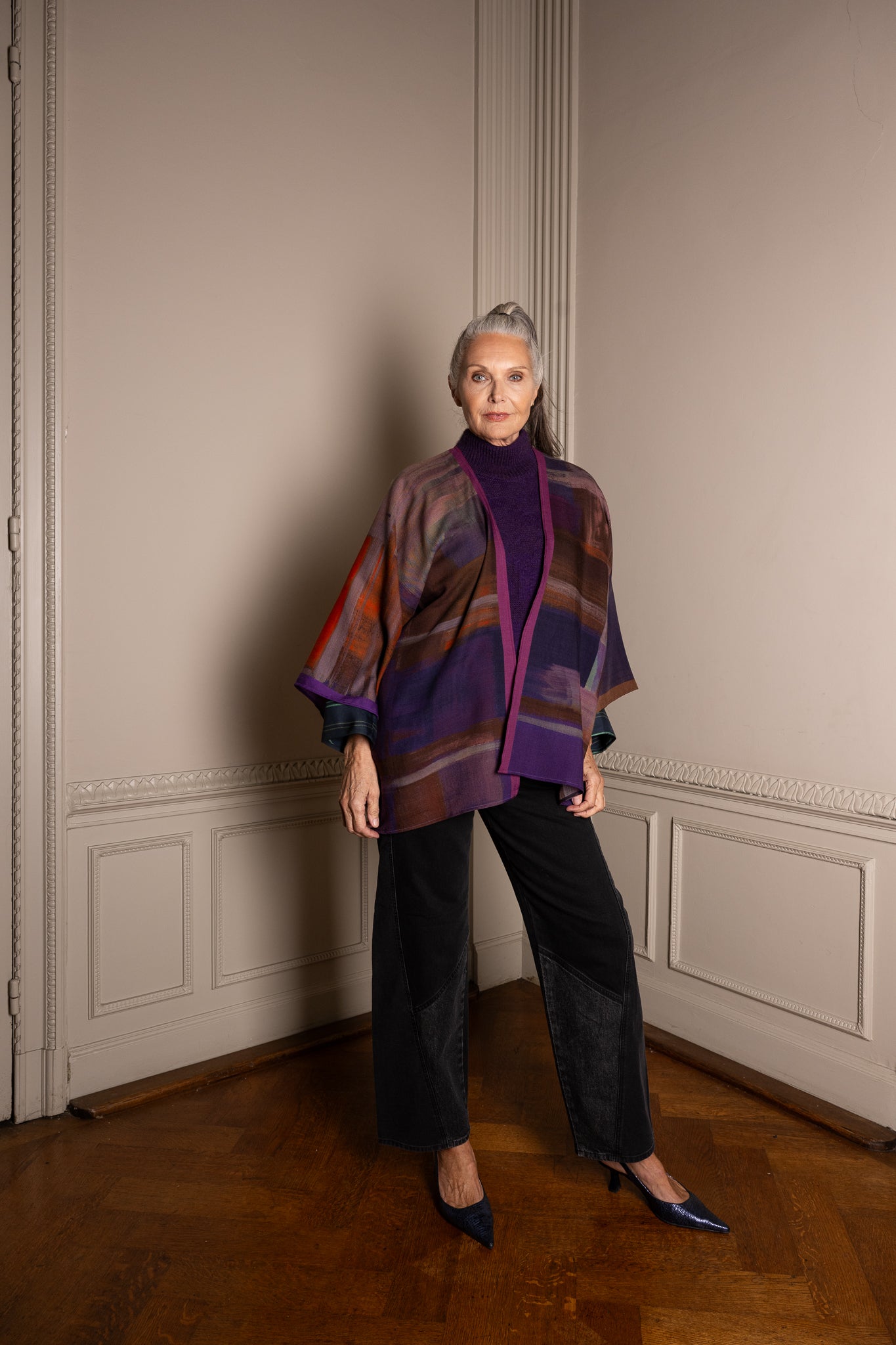 LENNY wool kimono