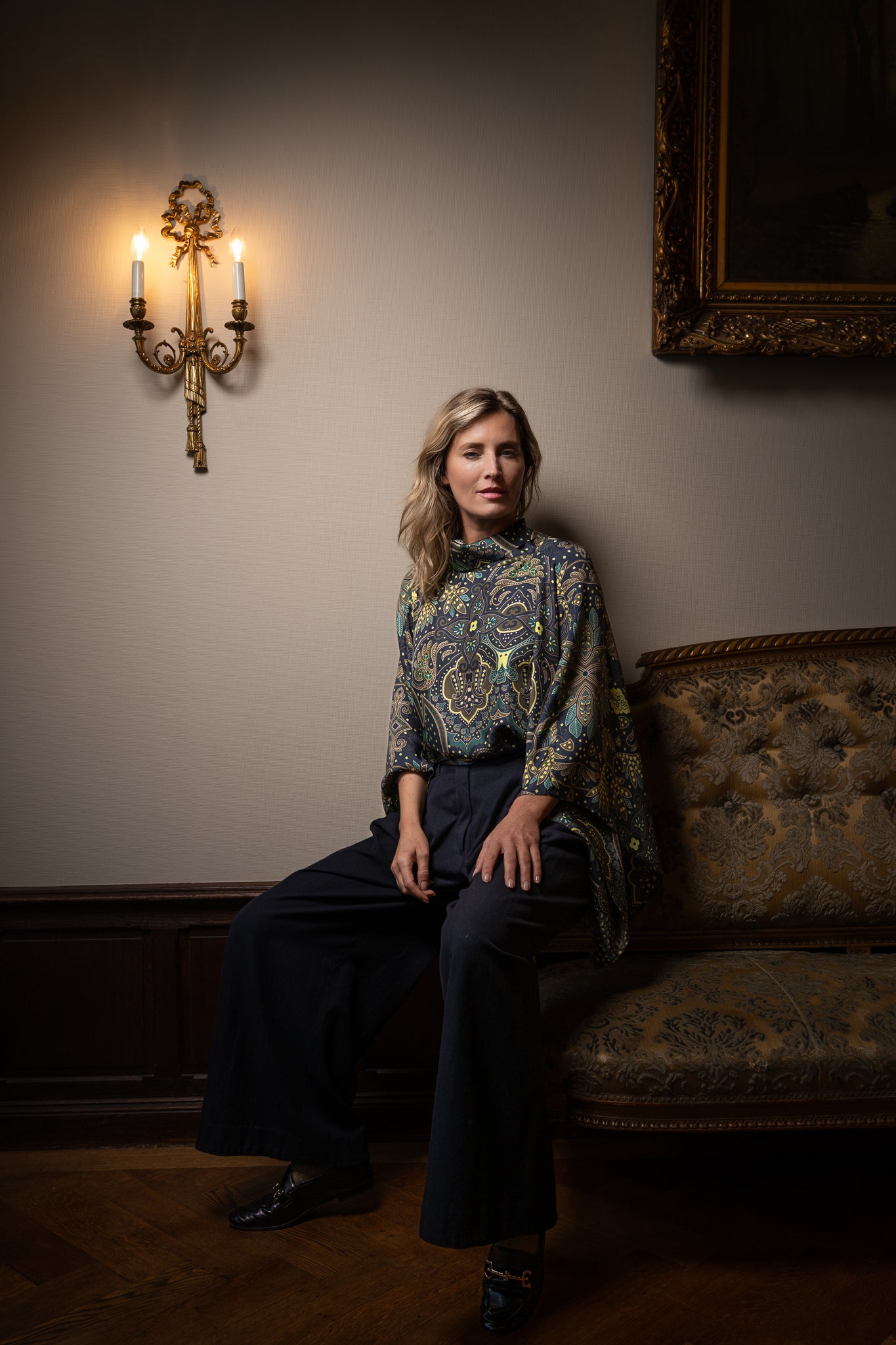 MONICA silk blouse