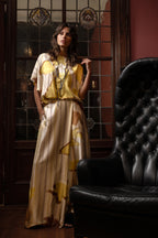 MONTREL silk trousers