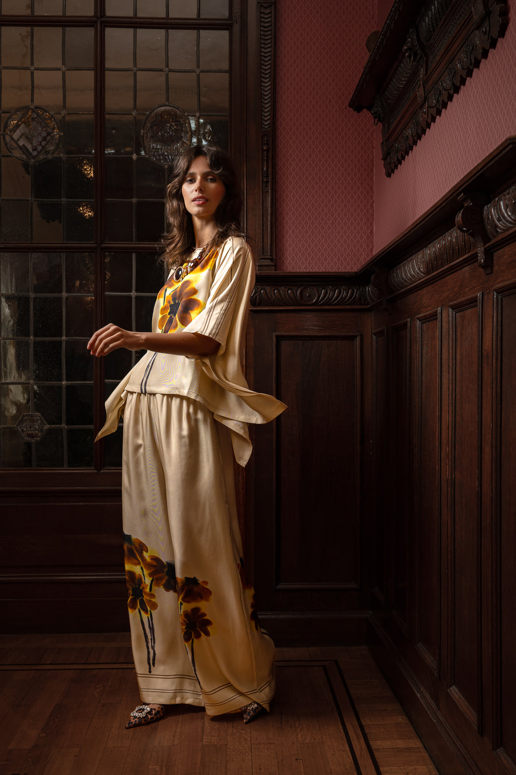 MUSOMI silk trousers