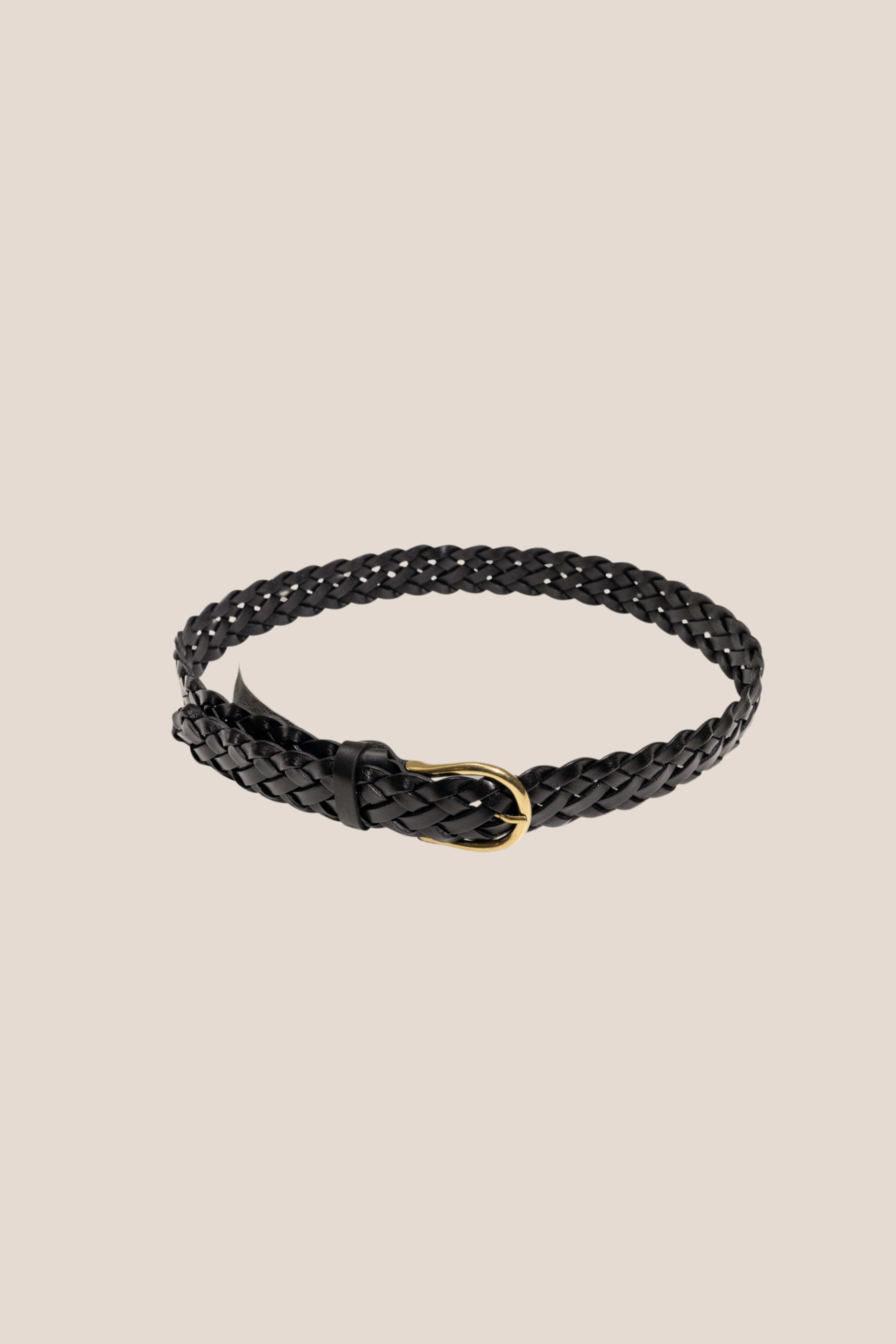 WRENLEY ceinture en cuir tressé 
