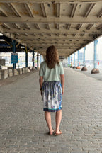 Agathe Paisley jupe soie - Upcyclée