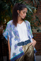 AGATHE silk kimono