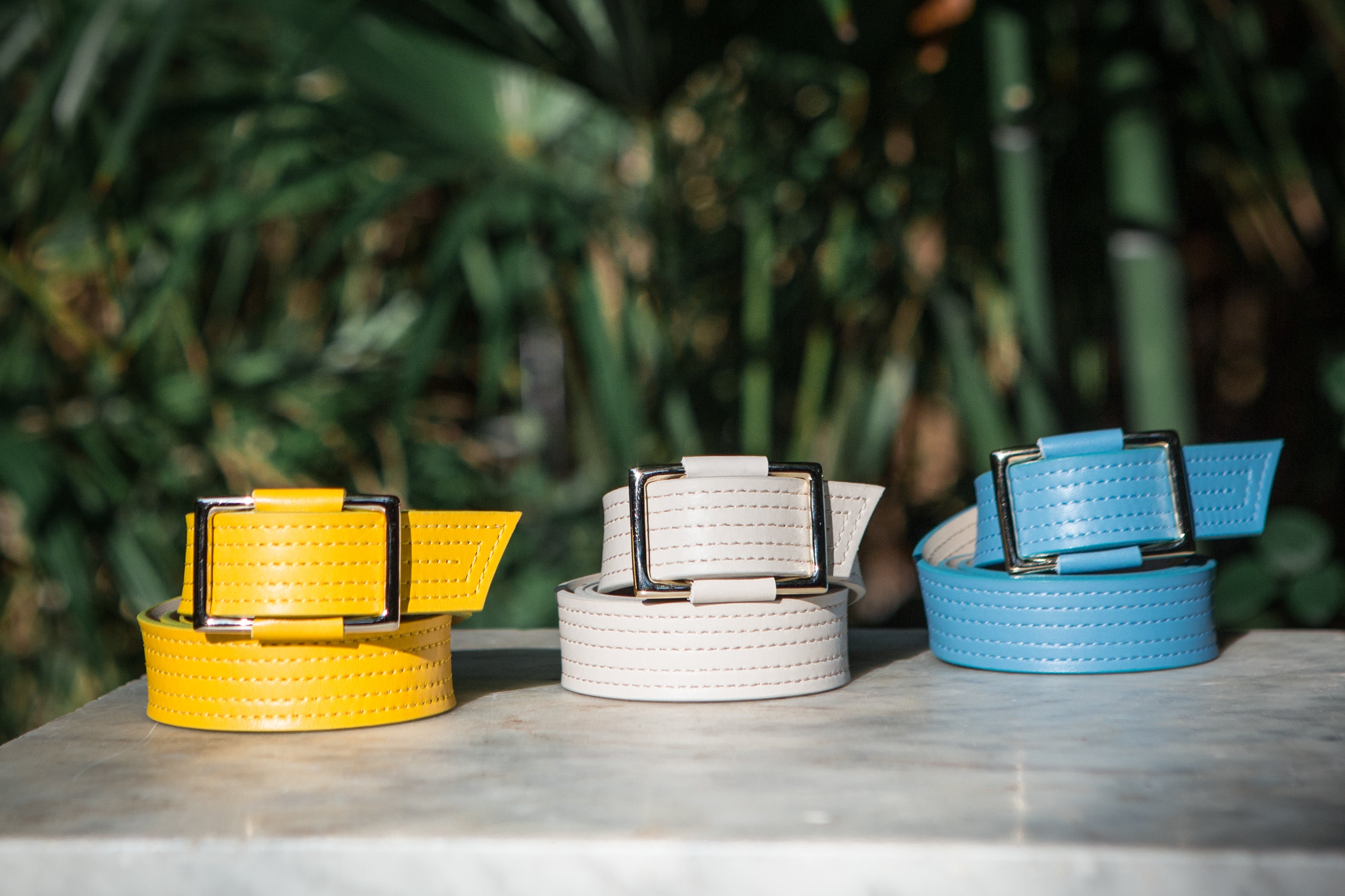 SHOOT leather belt