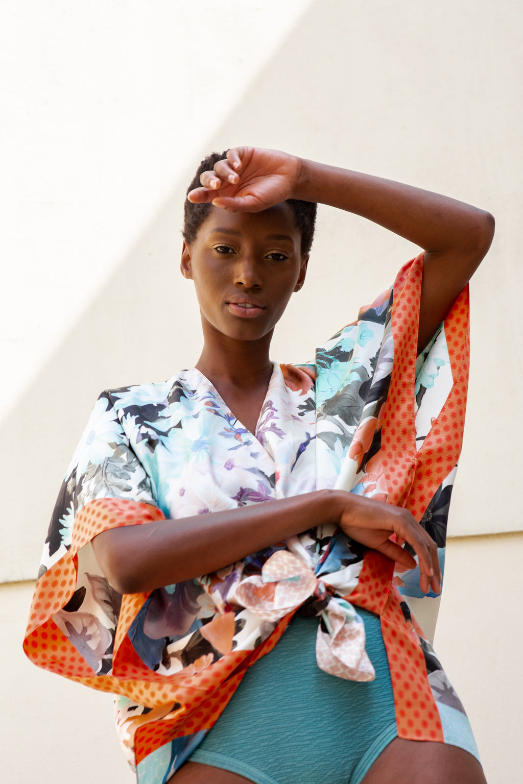 OKSANA silk kimono