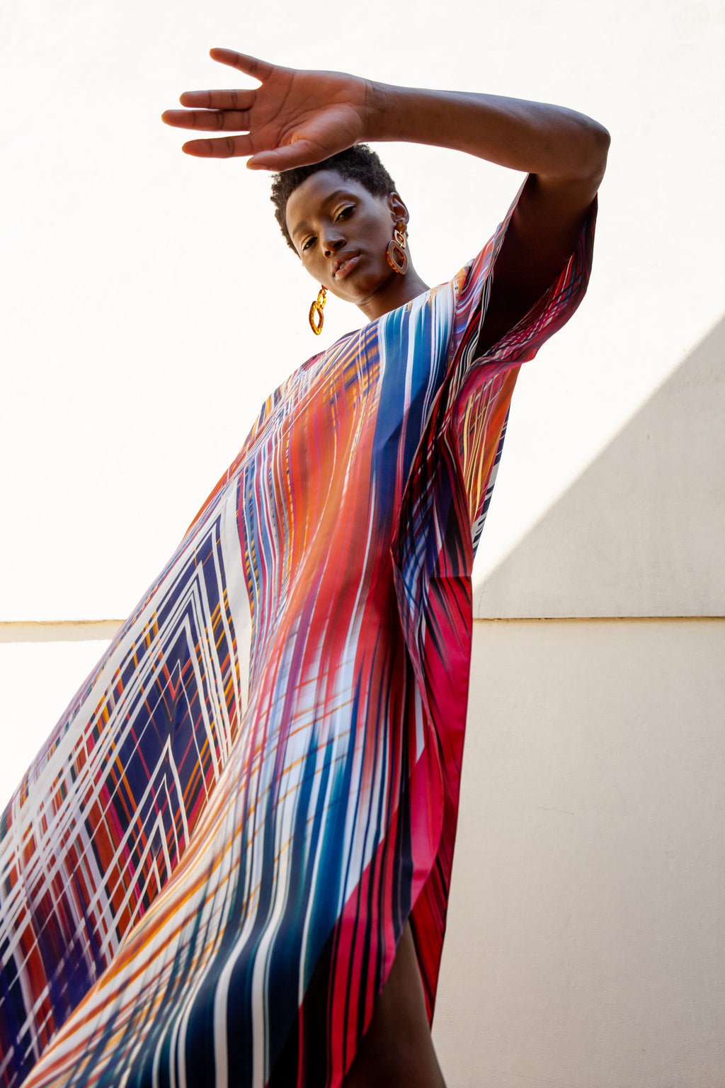 ODYSSEA silk kaftan