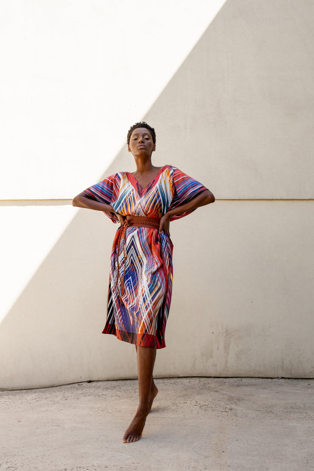 ODYSSEA silk kaftan