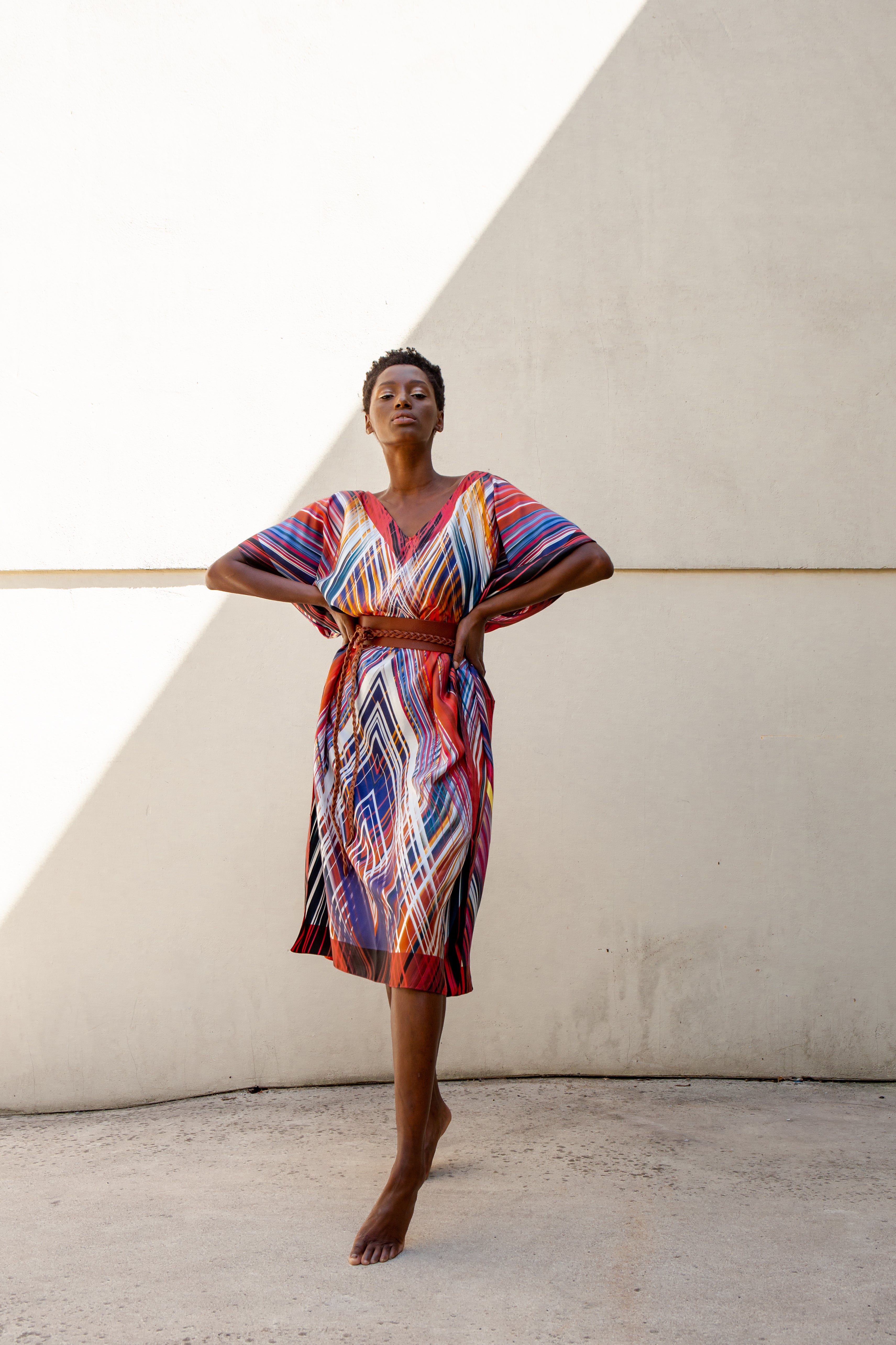 ODYSSEA silk kaftan