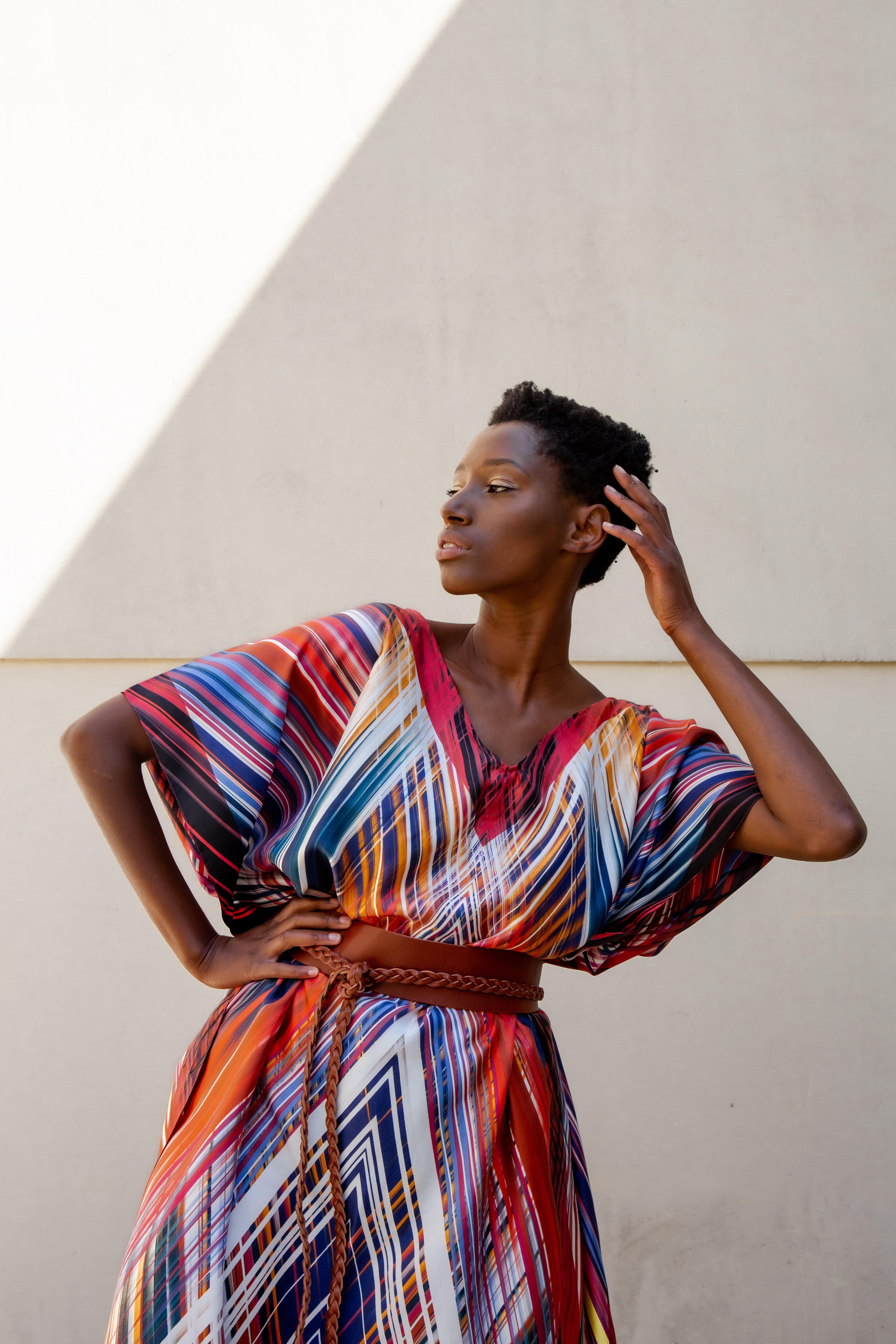 ODYSSEA silk kaftan