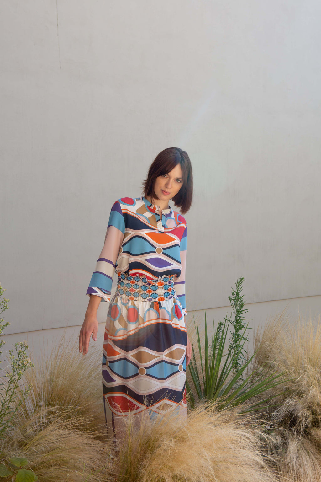 OPALINE silk skirt
