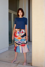 OPALINE silk skirt