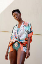 OKSANA silk kimono