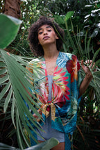 OLIVIA silk kimono