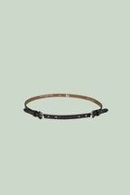 WEI croco leather belt
