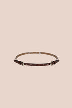 WEI croco leather belt