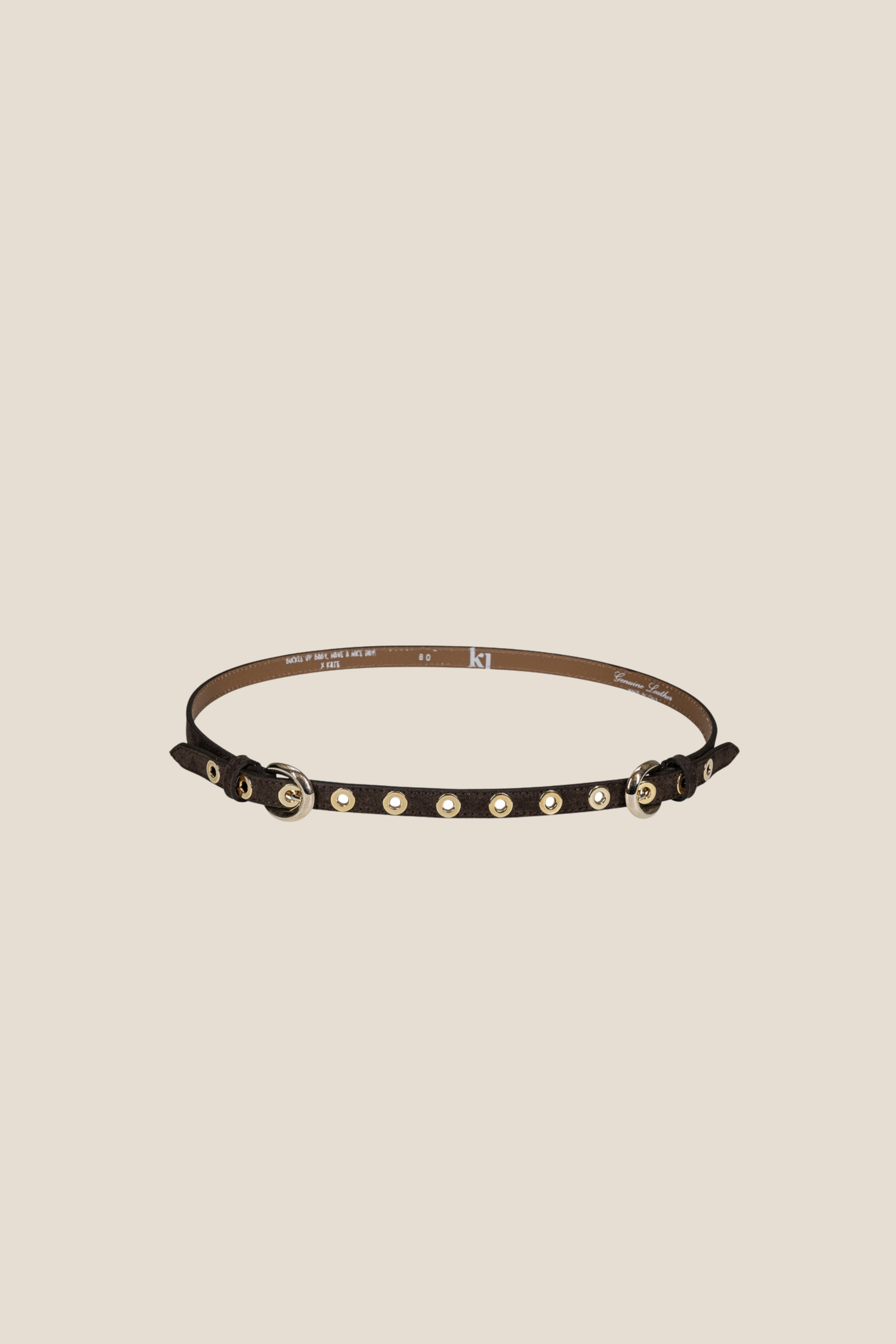 WEIKO suede leather belt