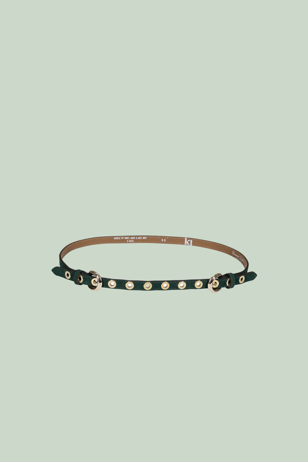 WEIKO suede leather belt