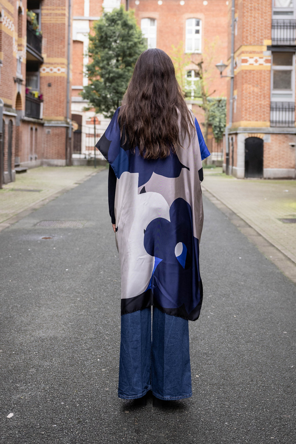 VELDA silk kimono