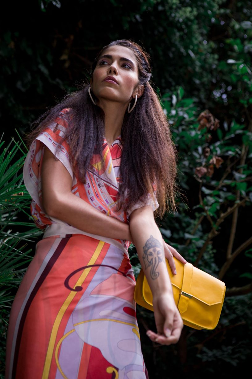 ARTEMIS silk skirt