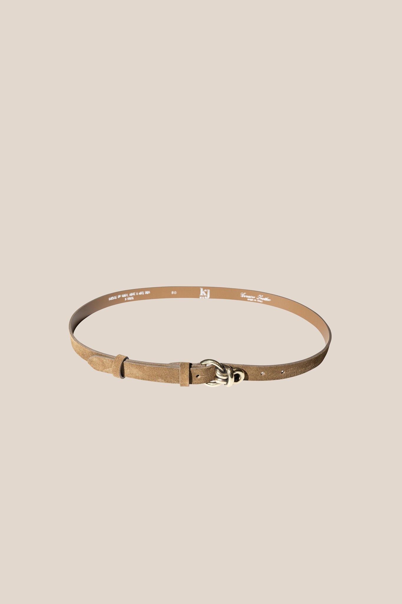 WELDON suede belt