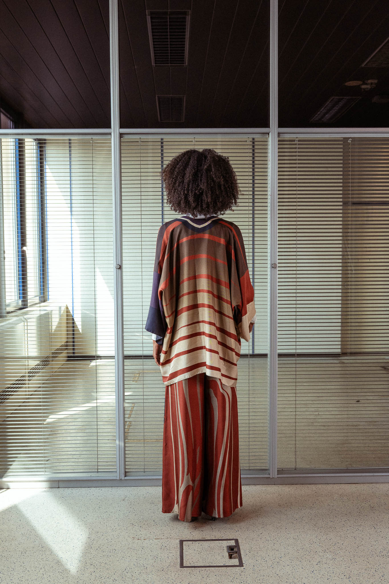 ERICA silk kimono